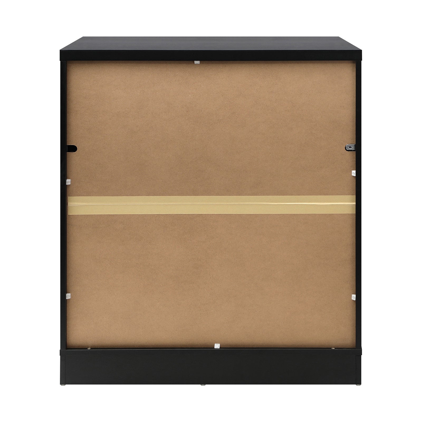 Oikiture 5 Chest of Drawers Tallboy Dresser Table Storage Cabinet Black - Sunyee