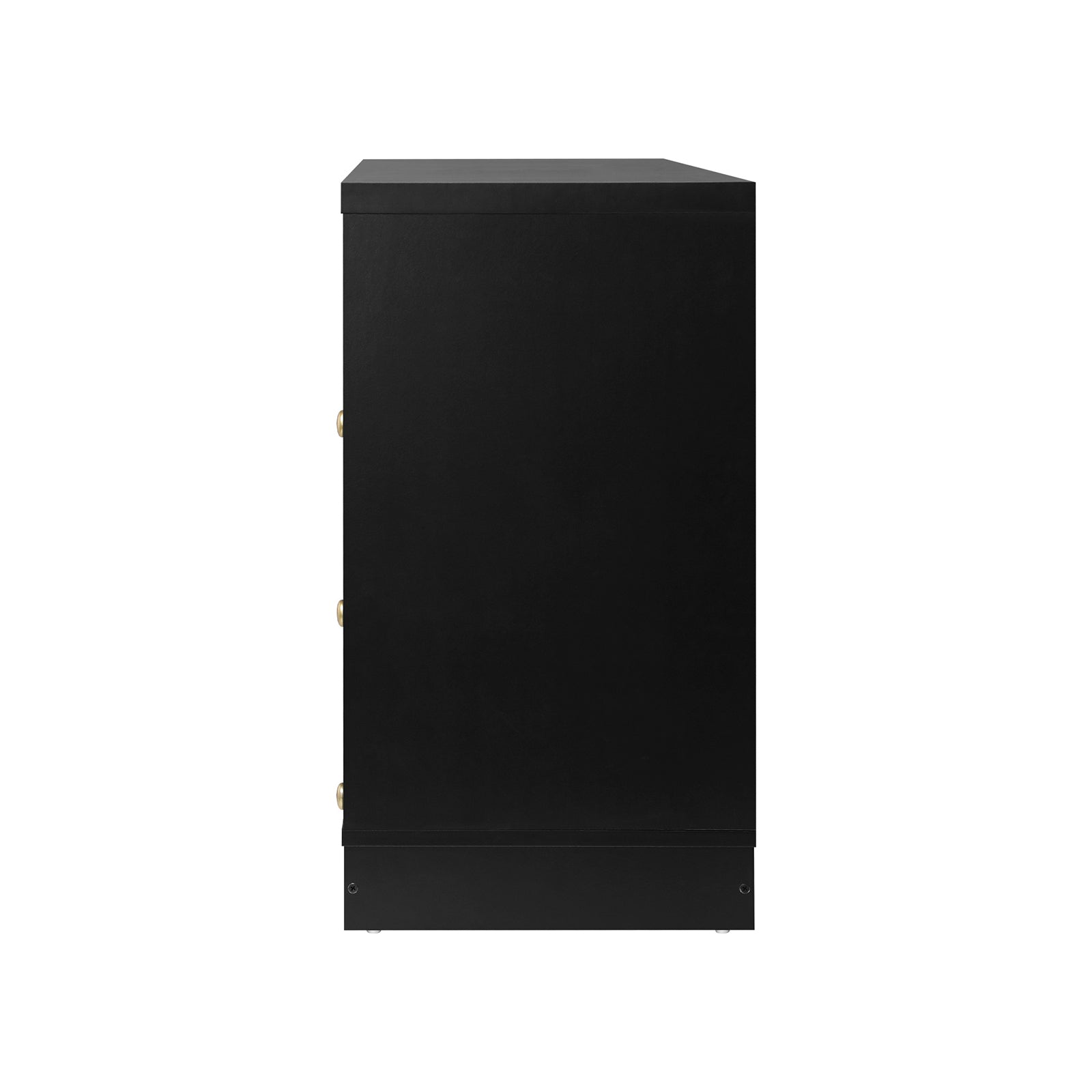 Oikiture 6 Chest of Drawers Tallboy Dresser Table Storage Cabinet Black - Sunyee