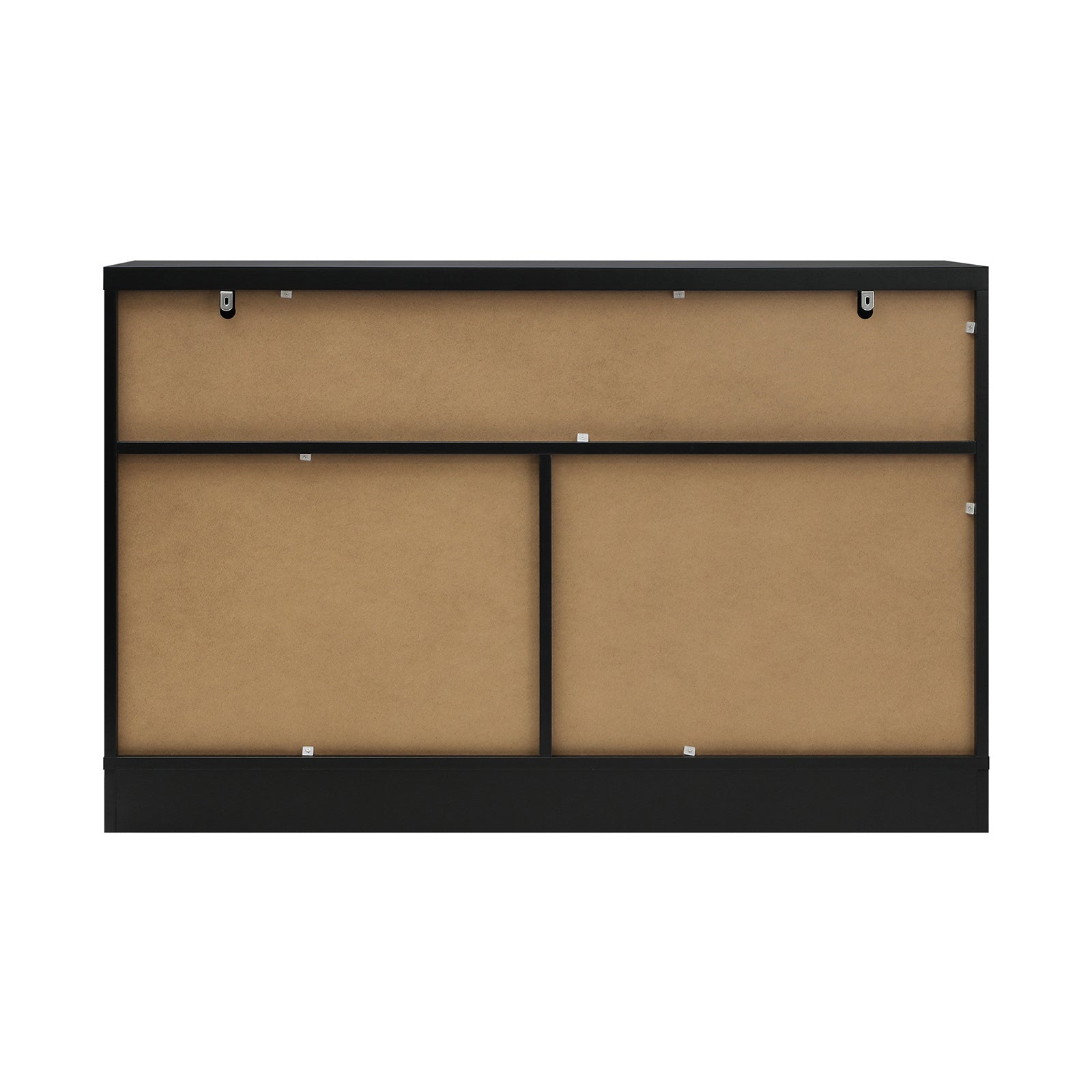 Oikiture 7 Chest of Drawers Tallboy Dresser Table Storage Cabinet Black - Sunyee