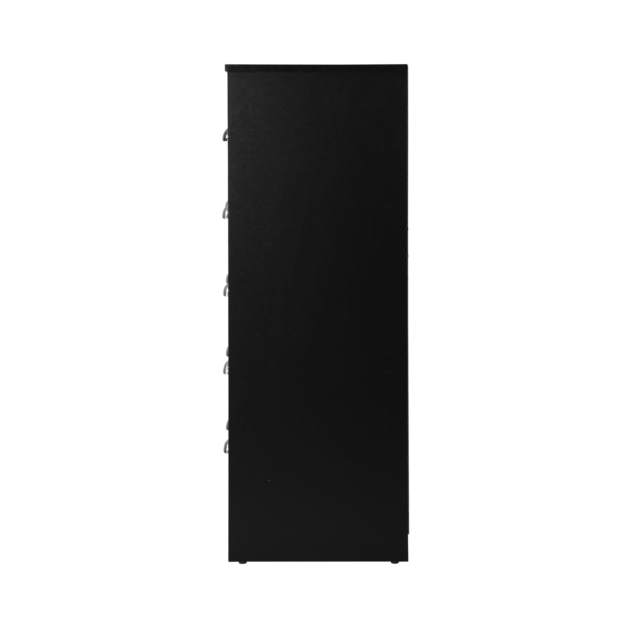 Oikiture 6 Chest of Drawers Tallboy Dresser Table Storage Cabinet Black - Sunyee