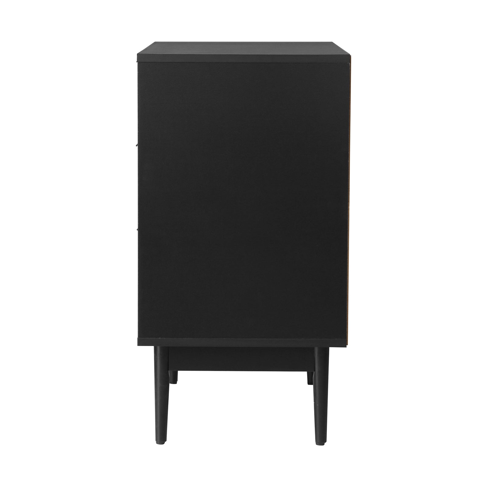 Oikiture 3 Chest of Drawers Dresser Table Bedside Lowboy Storage Cabinet - Sunyee