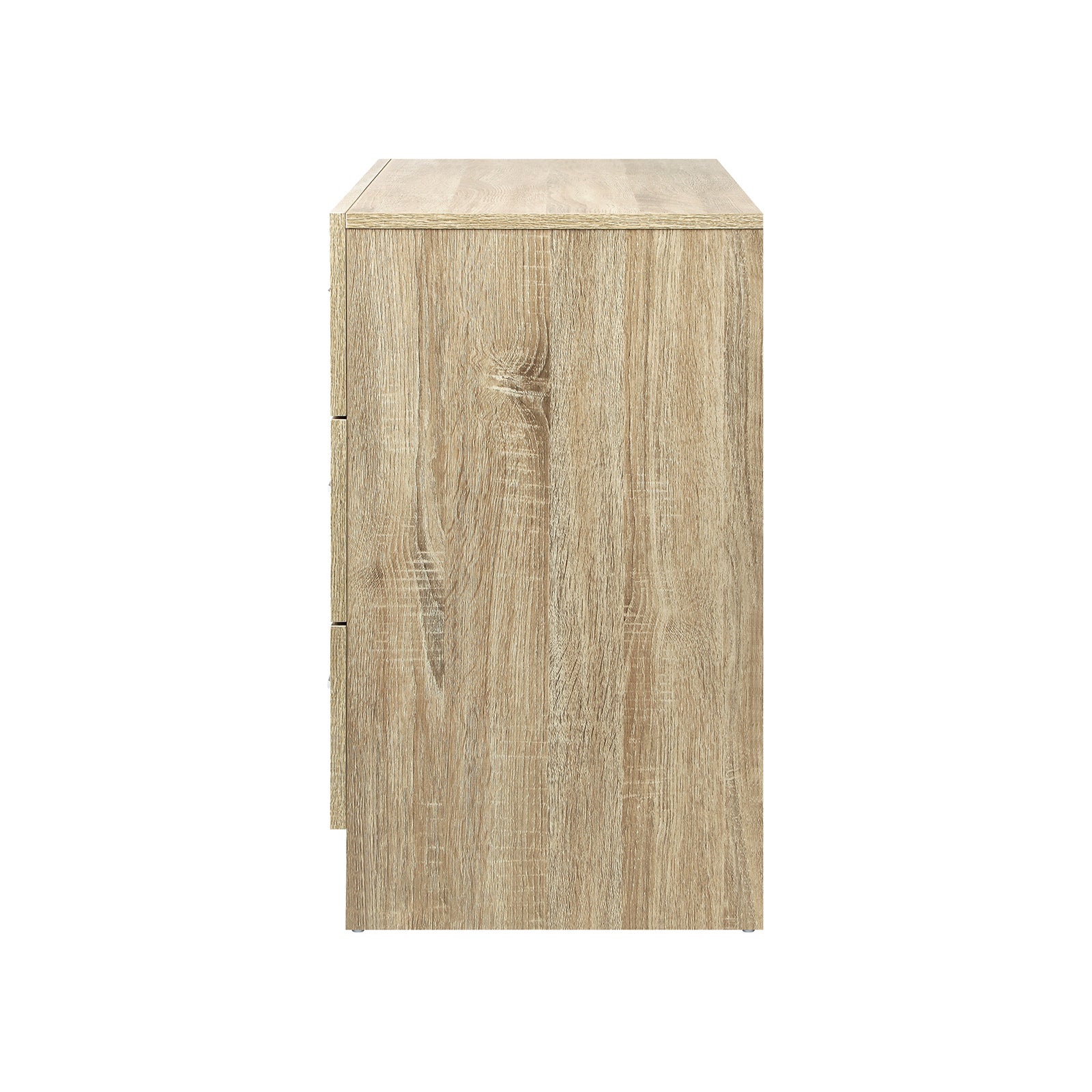 Oikiture 6 Chest of Drawers Tallboy Dresser Table Lowboy Storage Cabinet Wood - Sunyee