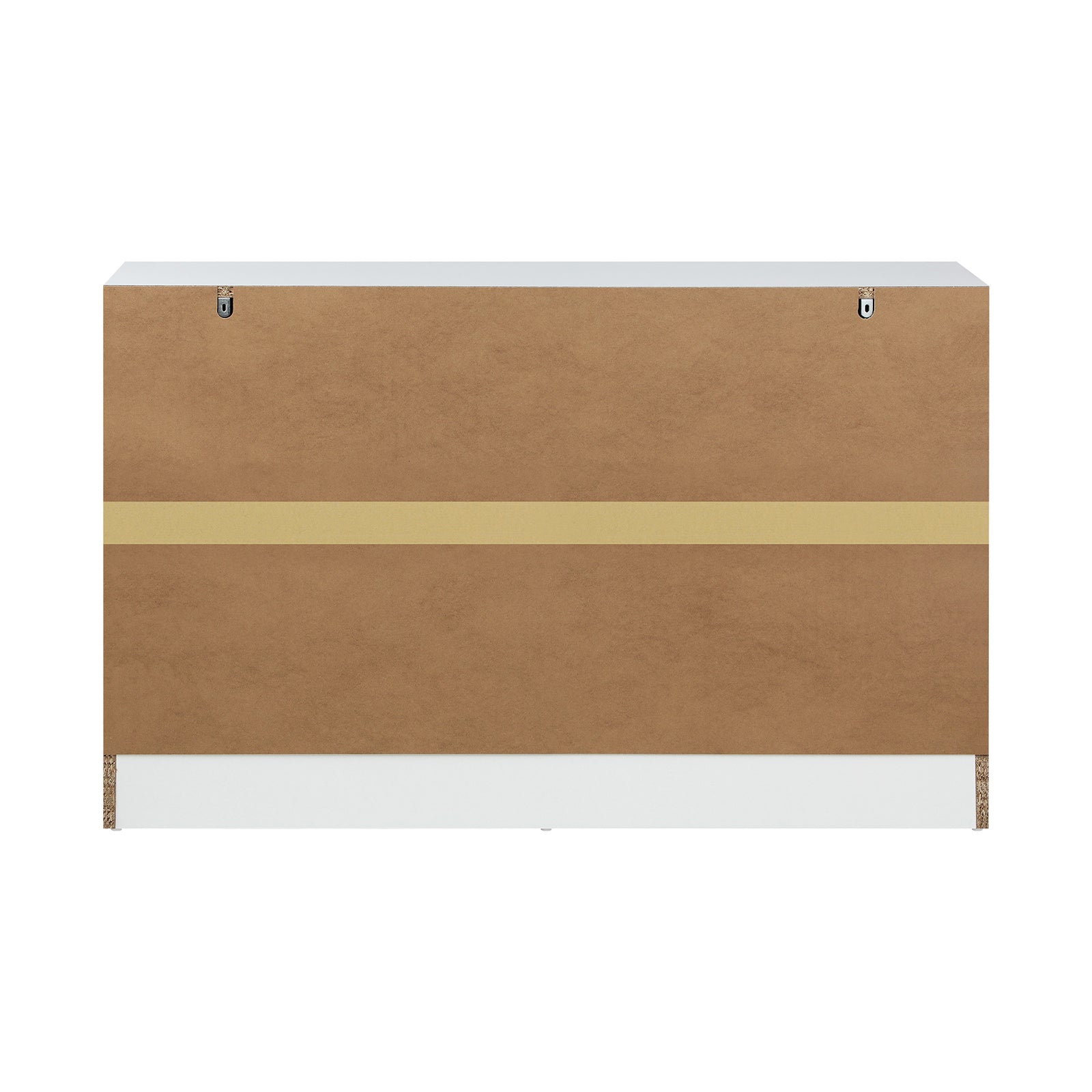 Oikiture 6 Chest of Drawers Tallboy Dresser Table Lowboy Storage Cabinet White - Sunyee