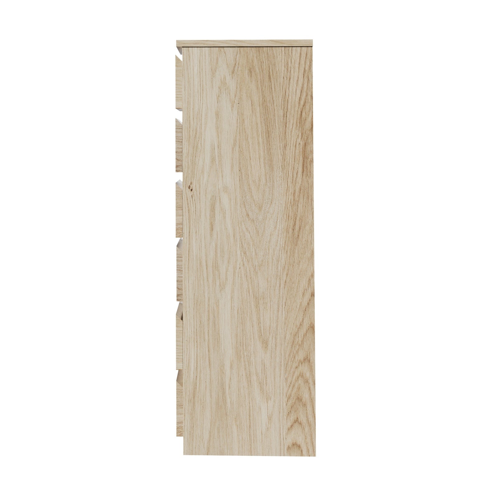 Oikiture 6 Chest of Drawers Tallboy Dresser Table Storage Cabinet Natural - Sunyee