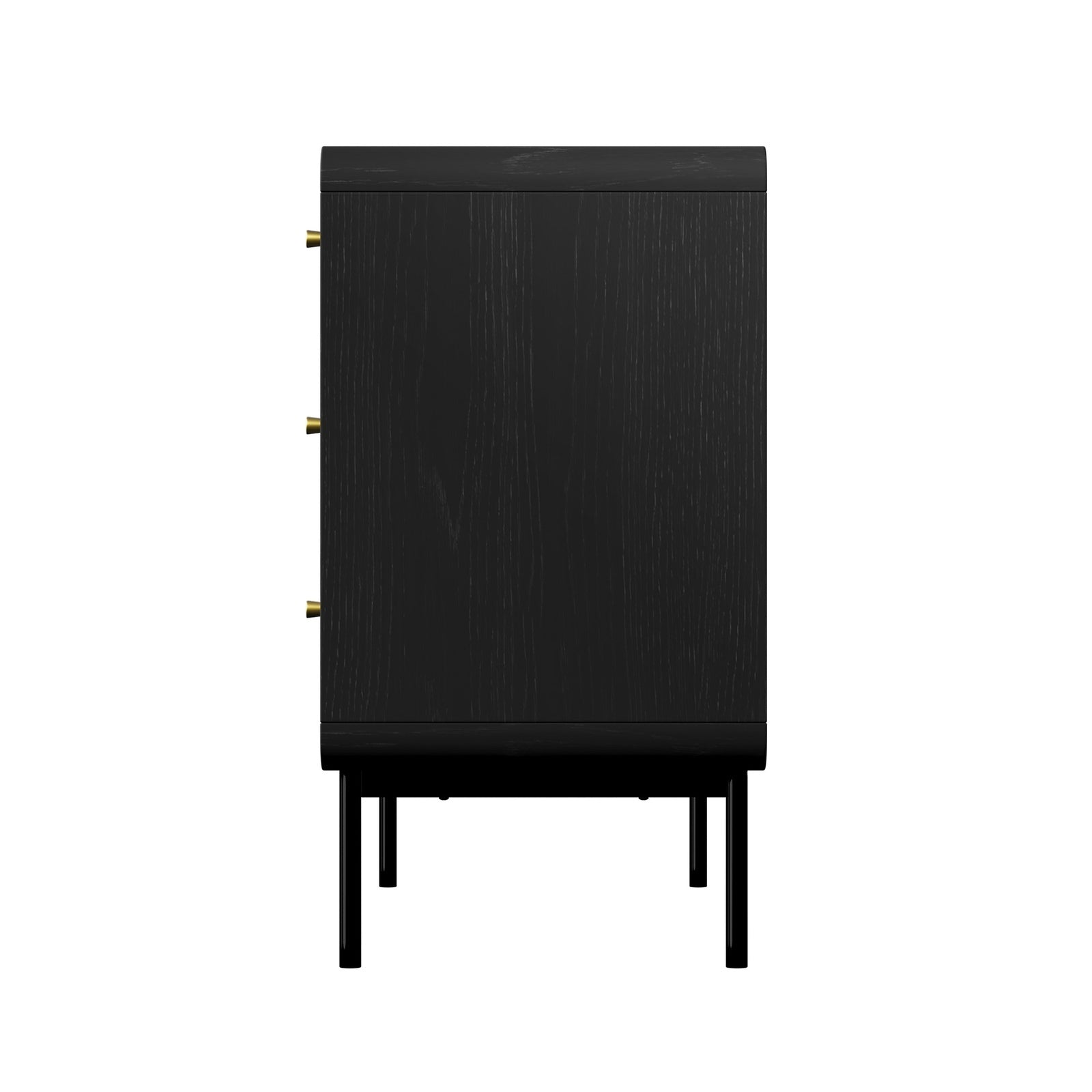 Oikiture 6 Chest of Drawers Tallboy Storage Cabinet Dresser Black - Sunyee