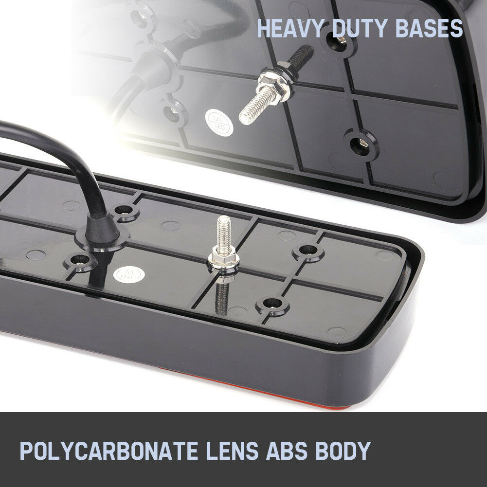 2x LED Tail Lights Stop Indicator Reverse 12V Ute Trailer Caravan Truck Boat ADR - Sunyee