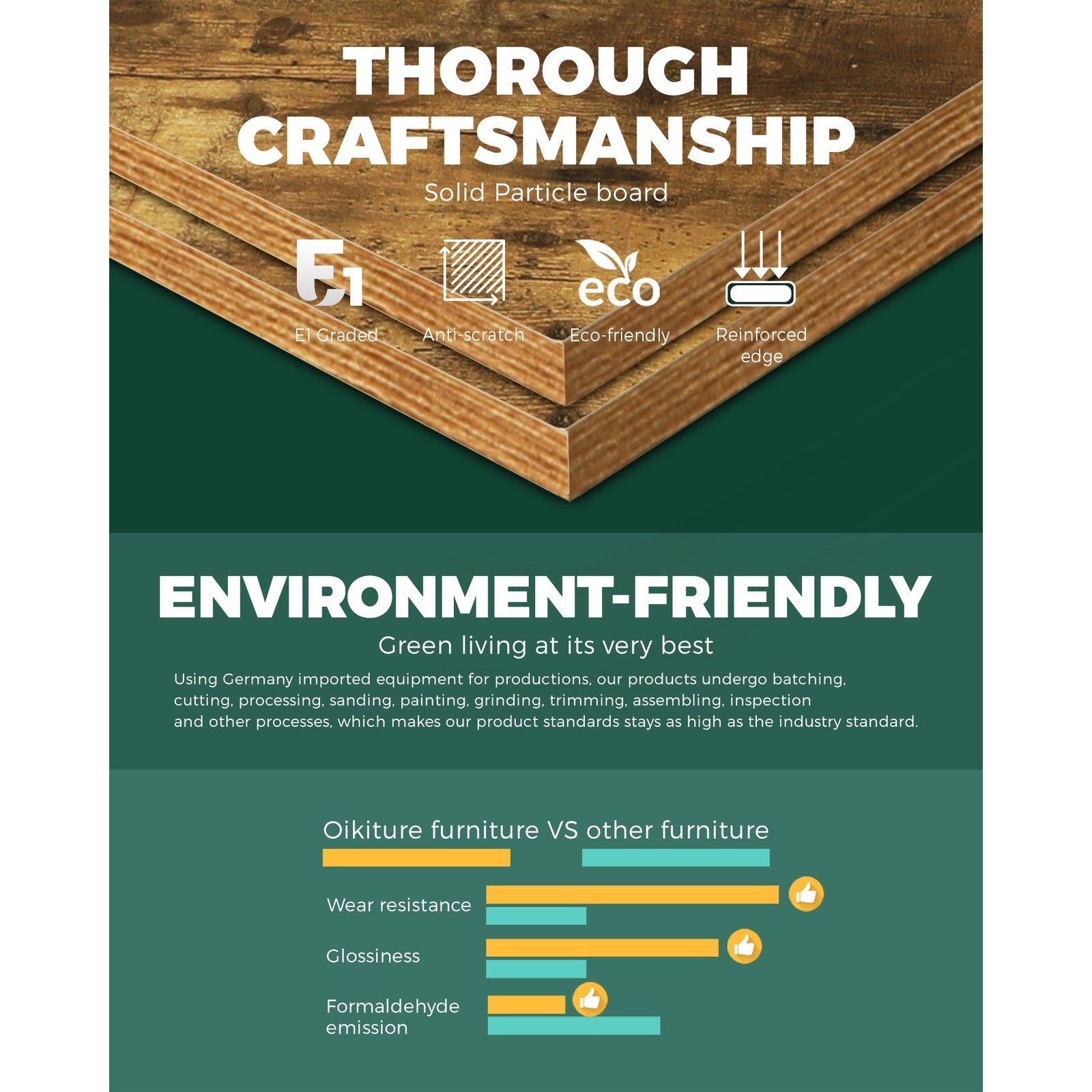 Oikiture Hall Console Table Metal Hallway Desk Entry Display Wooden Furniture - Sunyee