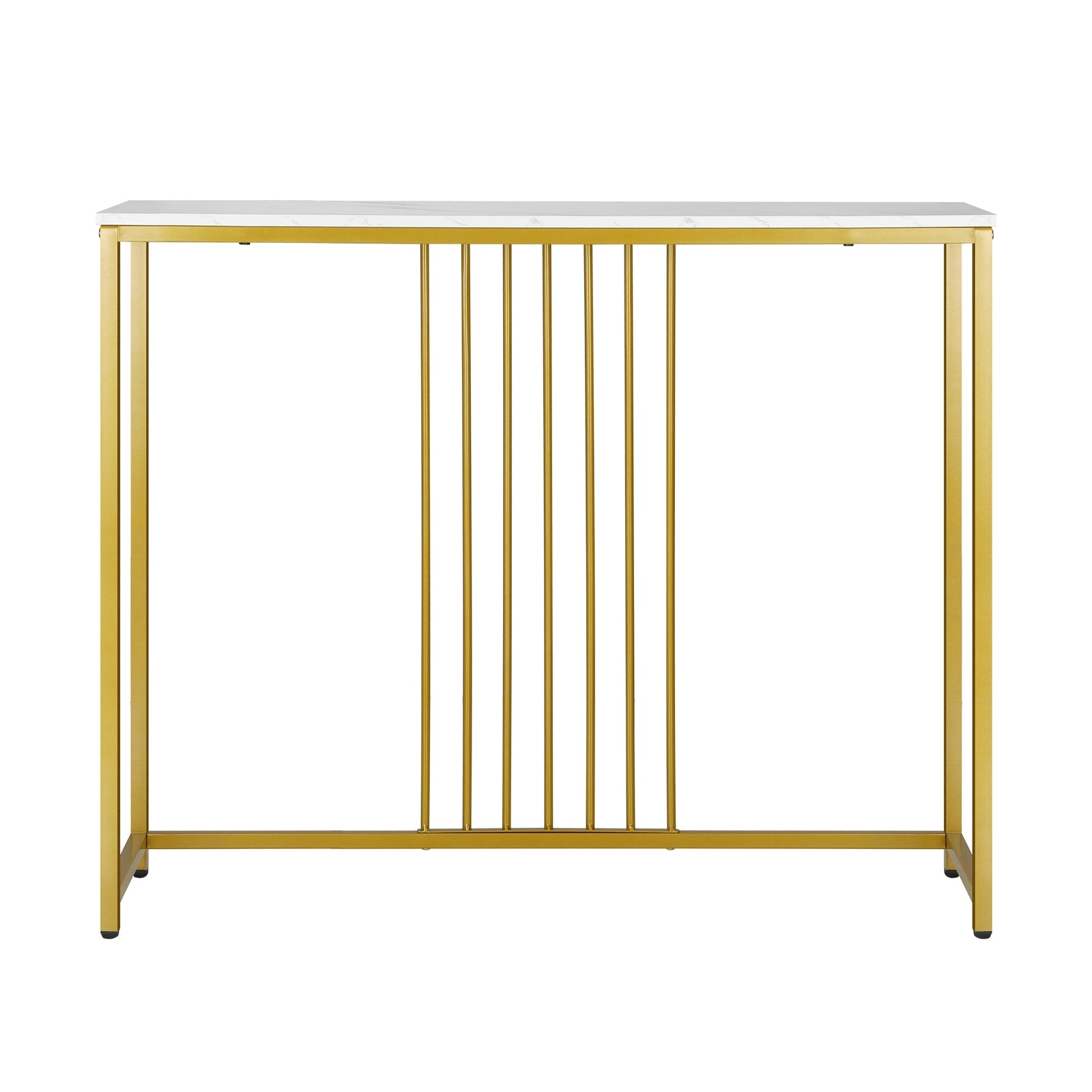 Oikiture Marble Dinning Table Nesting Coffee Side End Table Accent Console Table - Sunyee