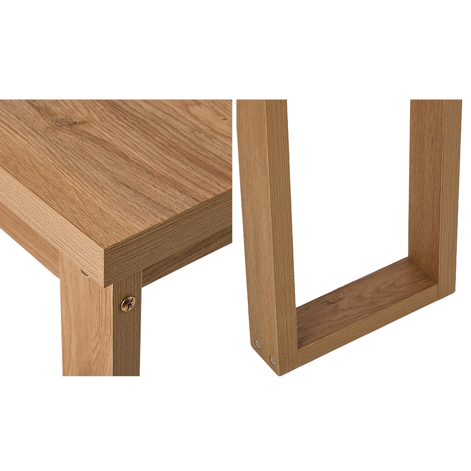Oikiture Console Table Narrow Hall Entryway Desk Sofa Table Display Shelf