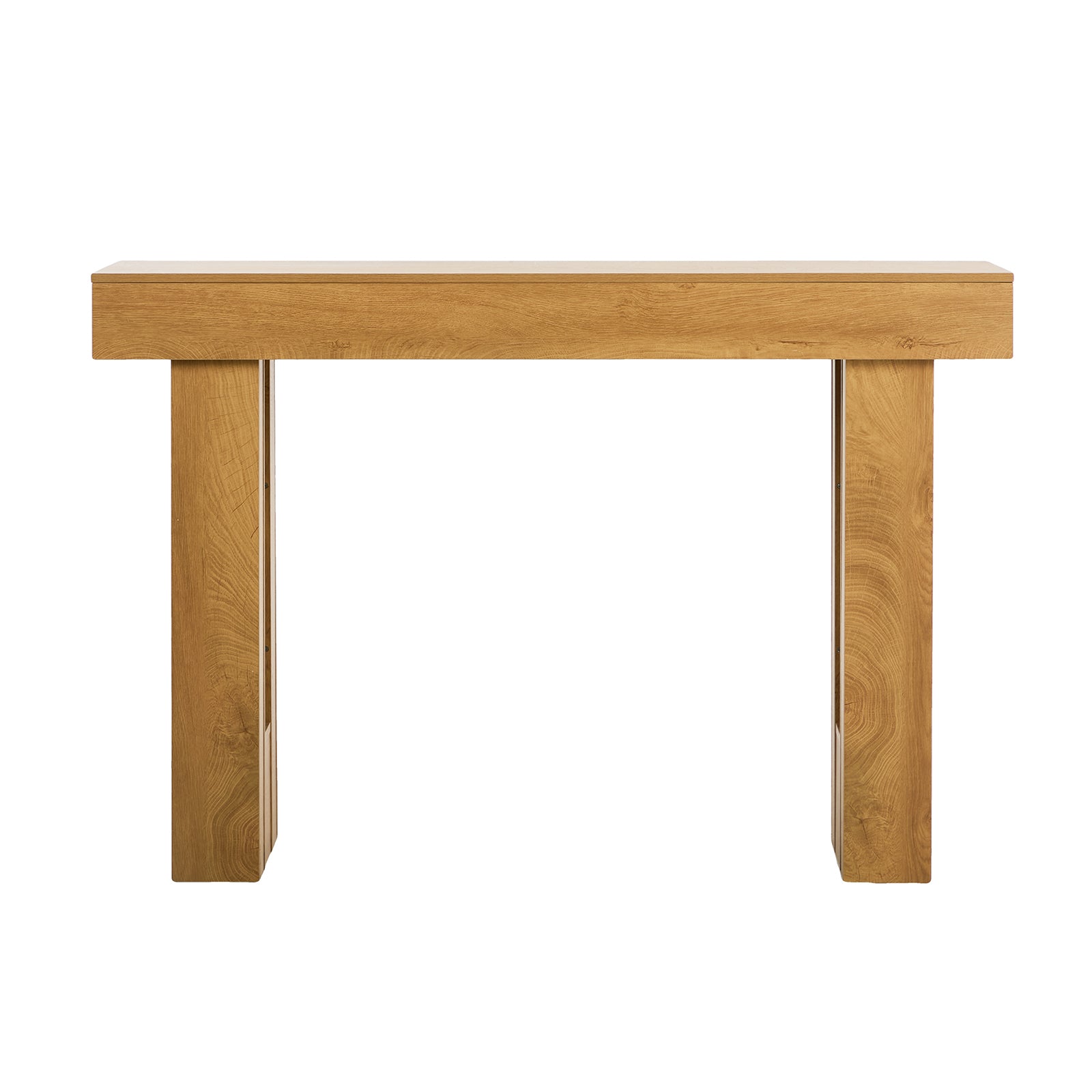 Oikiture Console Table Hallway Narrow Sofa Side Desk Storage Rack