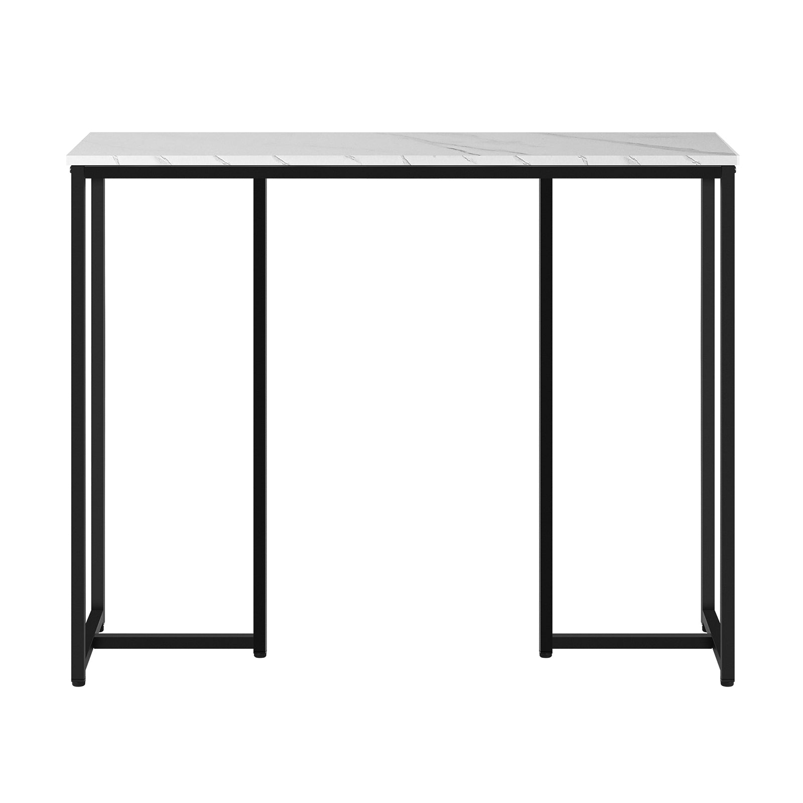 Oikiture Console Table Hallway Entry Side Tables Marble Effect Hall Display - Sunyee