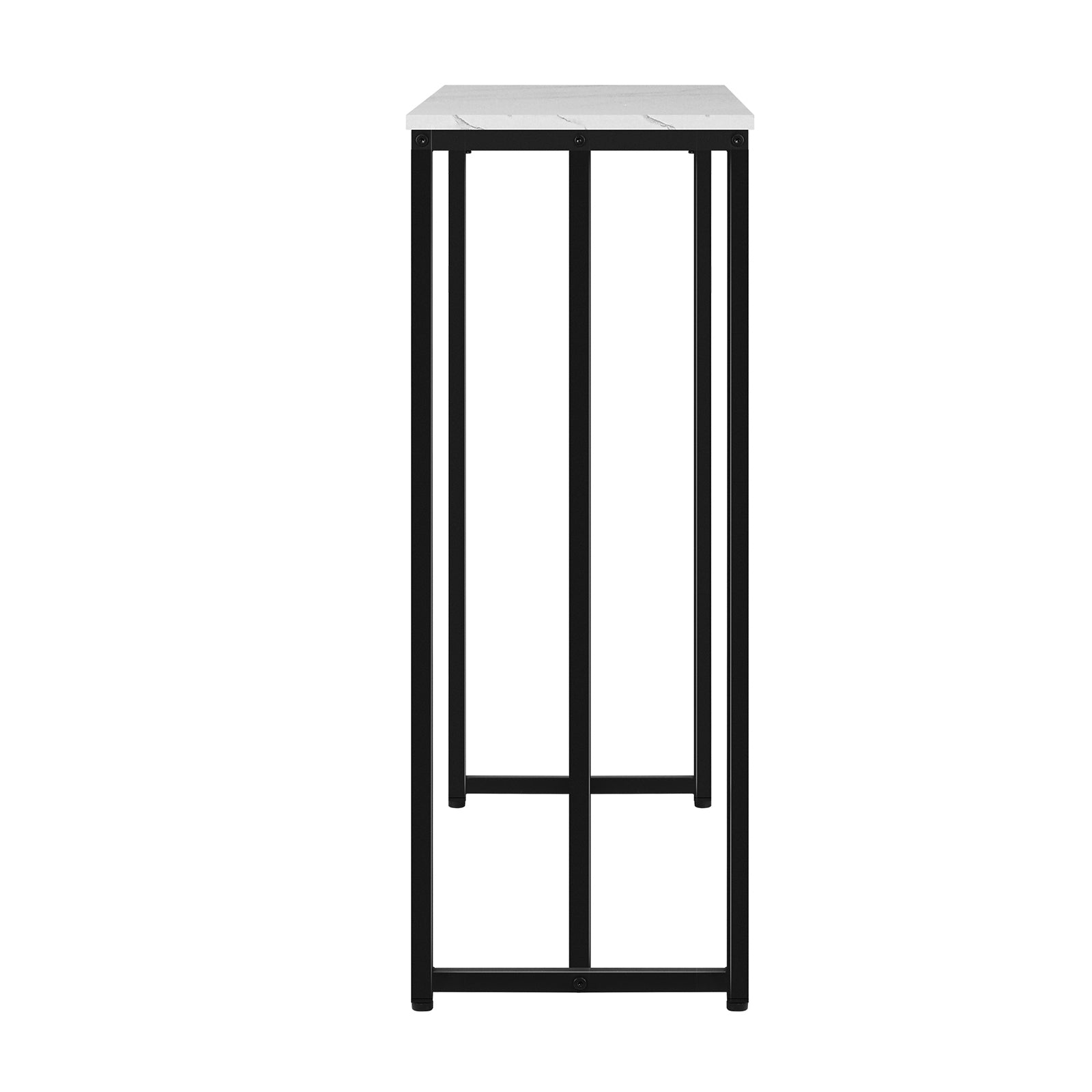 Oikiture Console Table Hallway Entry Side Tables Marble Effect Hall Display - Sunyee