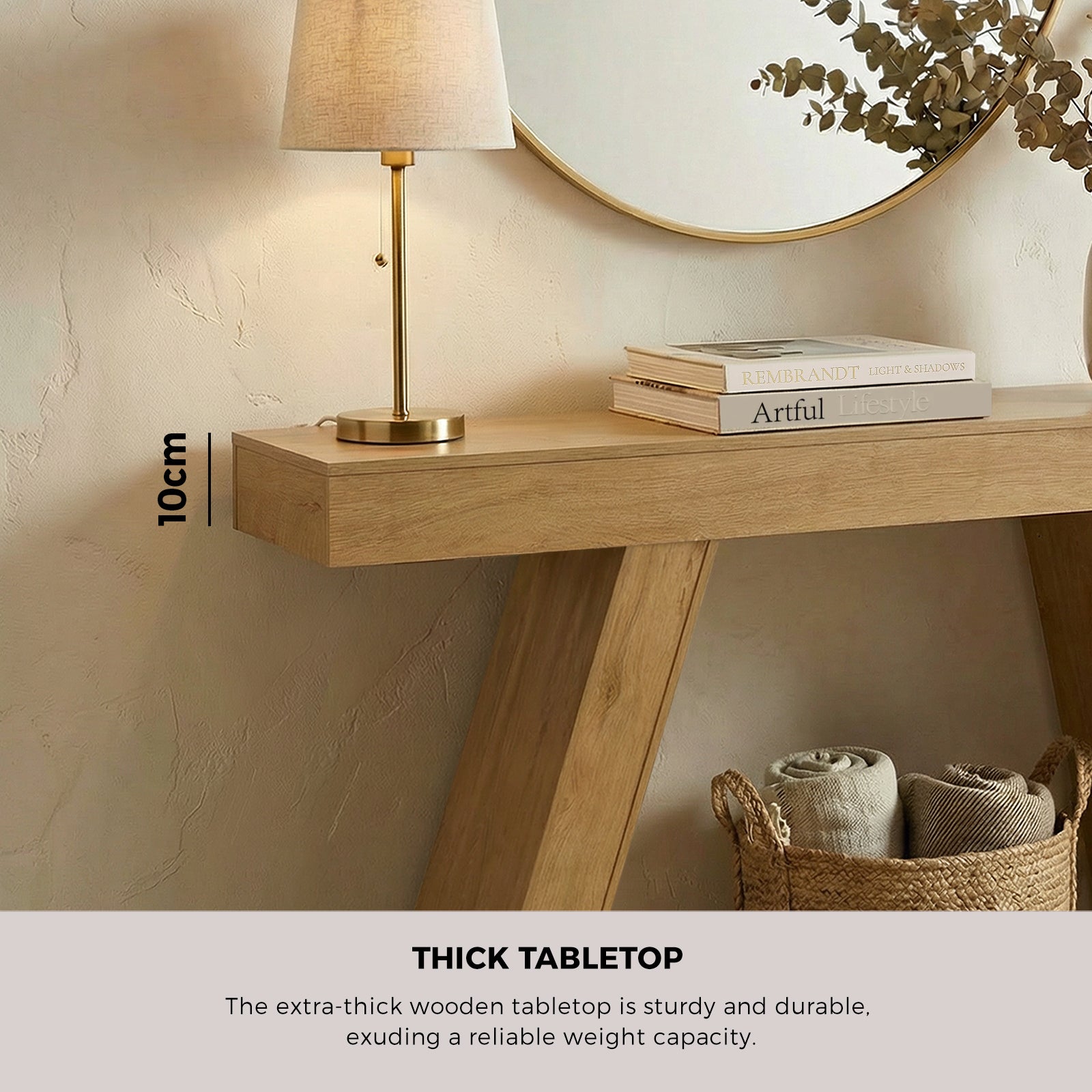 Oikiture Console Table Hallway Narrow Sofa Table Entryway Display Shelf