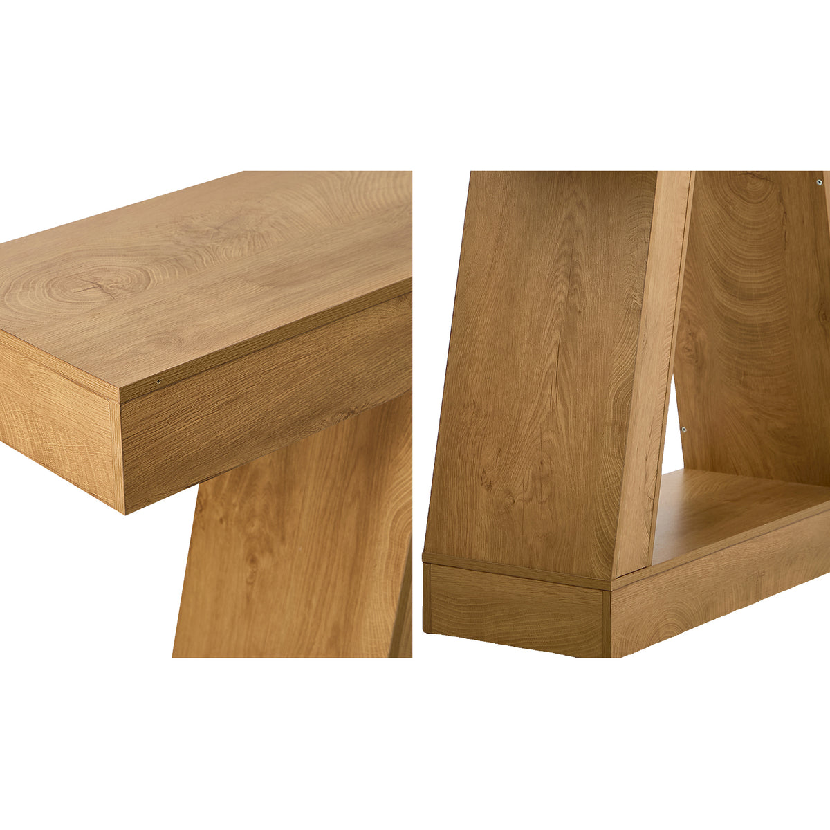 Oikiture Console Table Hallway Narrow Sofa Table Entryway Display Shelf