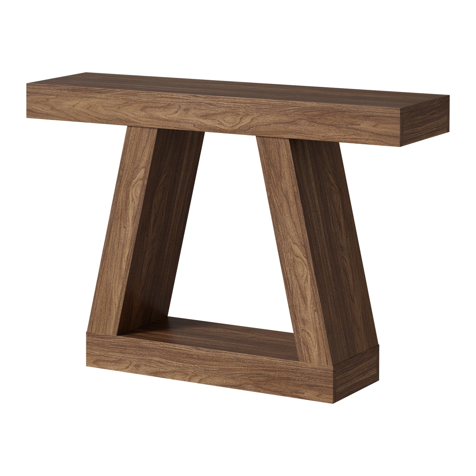 Oikiture Console Table Hallway Narrow Sofa Table Entryway Display Shelf
