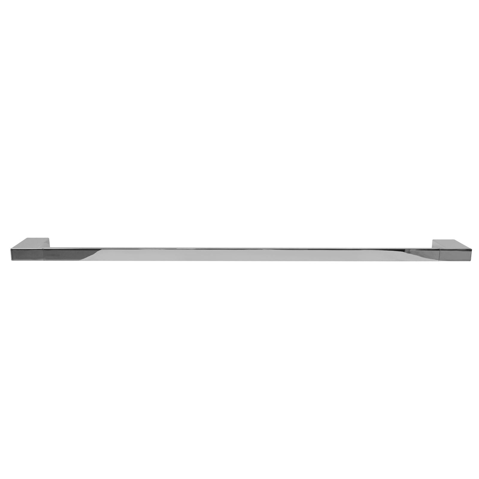 Single Towel Rail 70cm Rack Bar Holder Bathroom Accessories Square Chrome - Sunyee