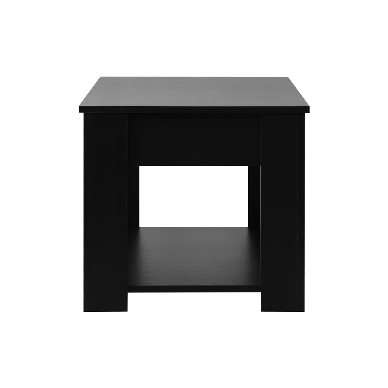Oikiture Coffee Table Lift Up Top Modern Tables Hidden Book Storage Black - Sunyee