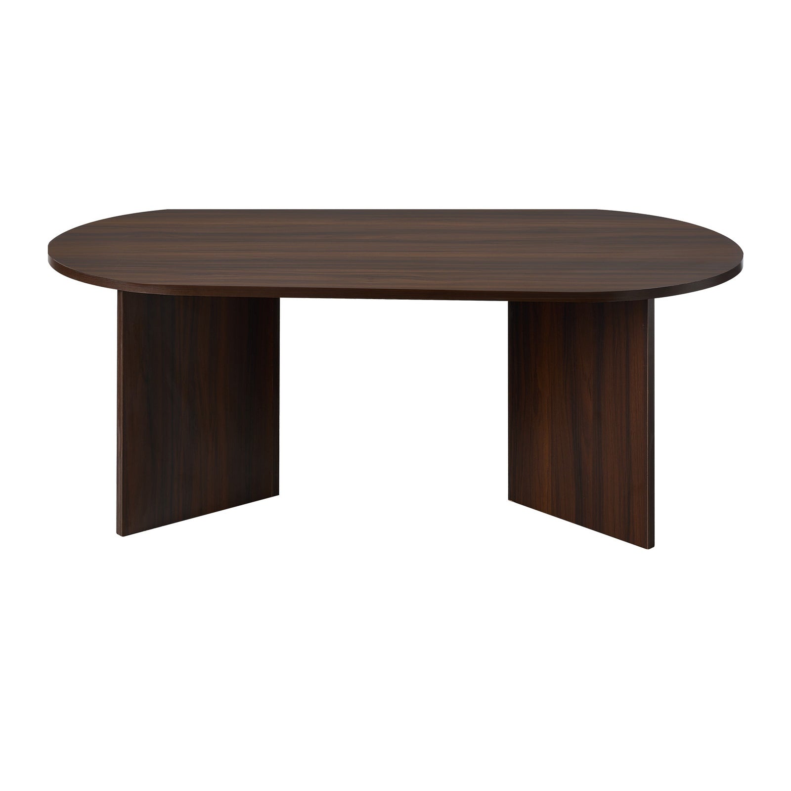 Oikiture Coffee Table Side End Table Wooden Sofa Cafe Desk