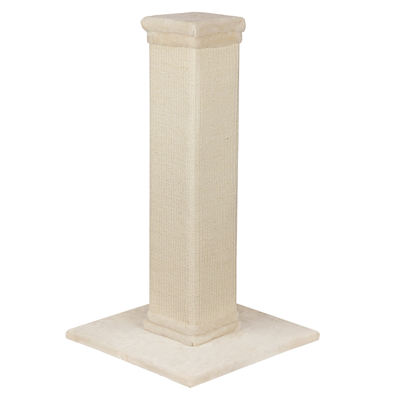 Cat Tree Scratching Post Pole Sisal Scratcher Tower Kitty Activity Stand 87cm - Sunyee