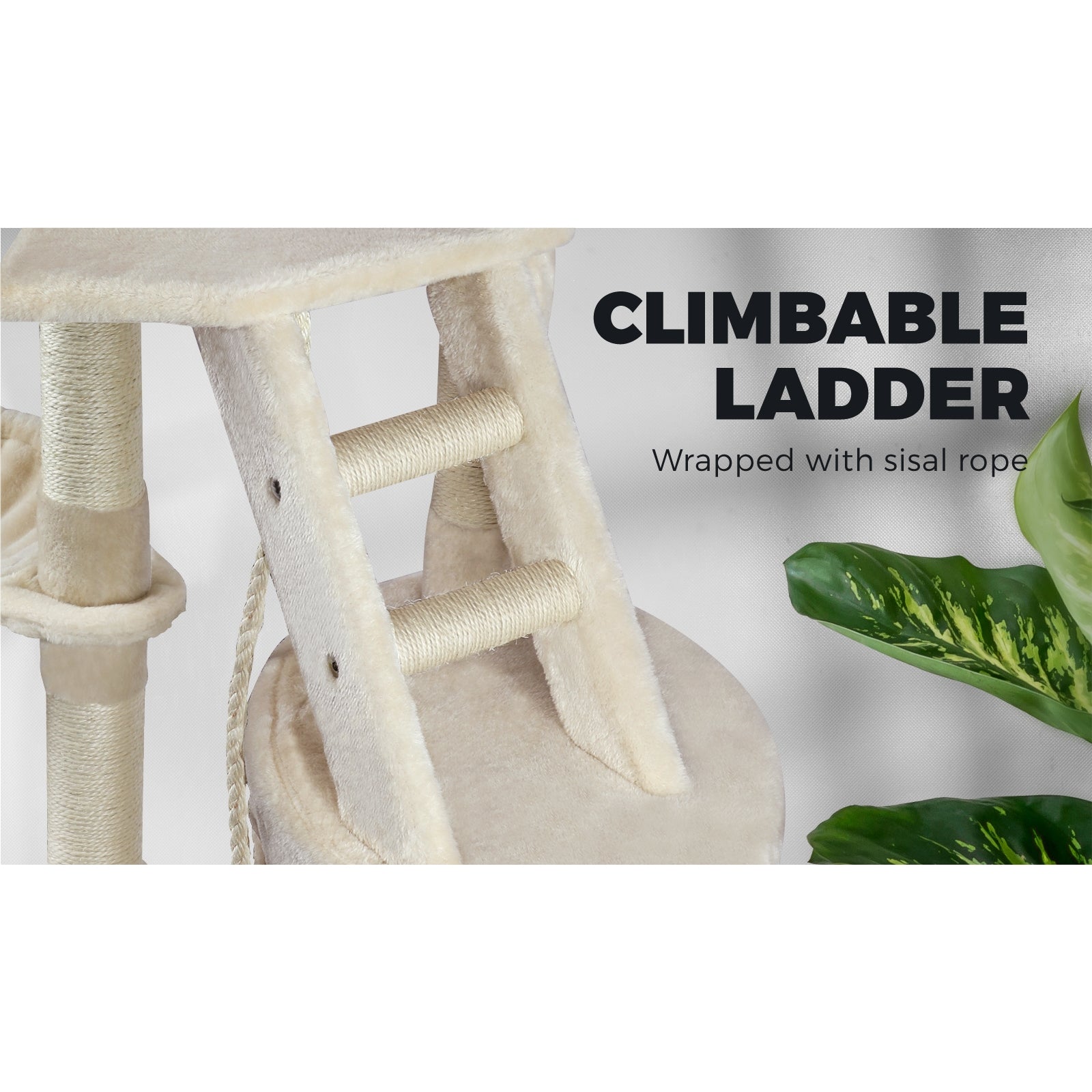 1.2M Cat Trees Scratching Post Scratcher Furniture Kitty Condo Tower House Trees - Sunyee