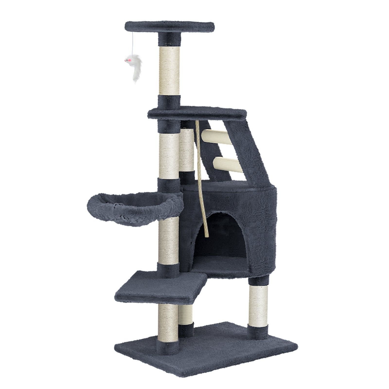 120cm Cat Trees Scratching Post Scratcher Tower Condo House Climber Tree - Sunyee