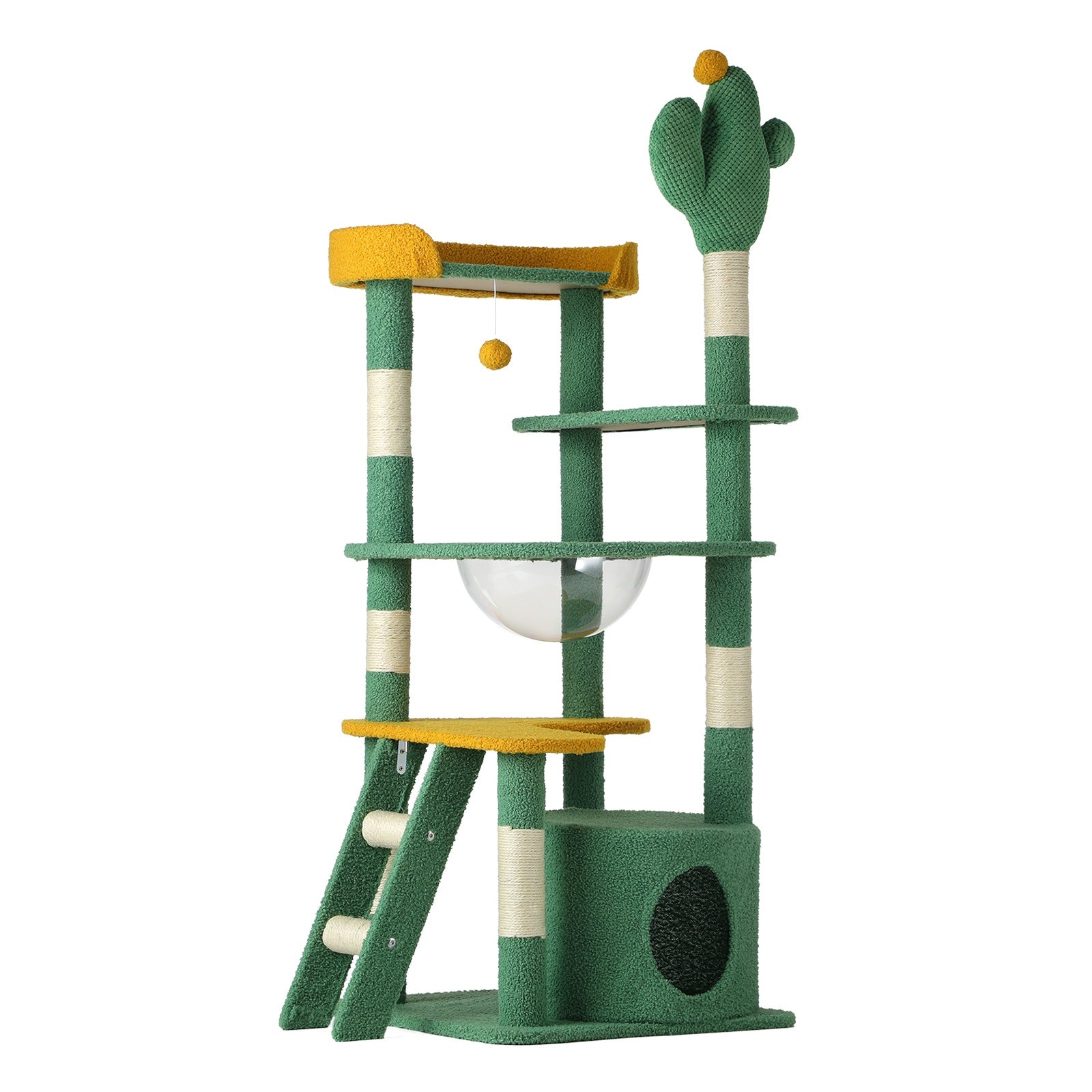 Alopet Cat Tree Tower Scratching Post 144cm Pet Condo House Furniture Scratcher - Sunyee