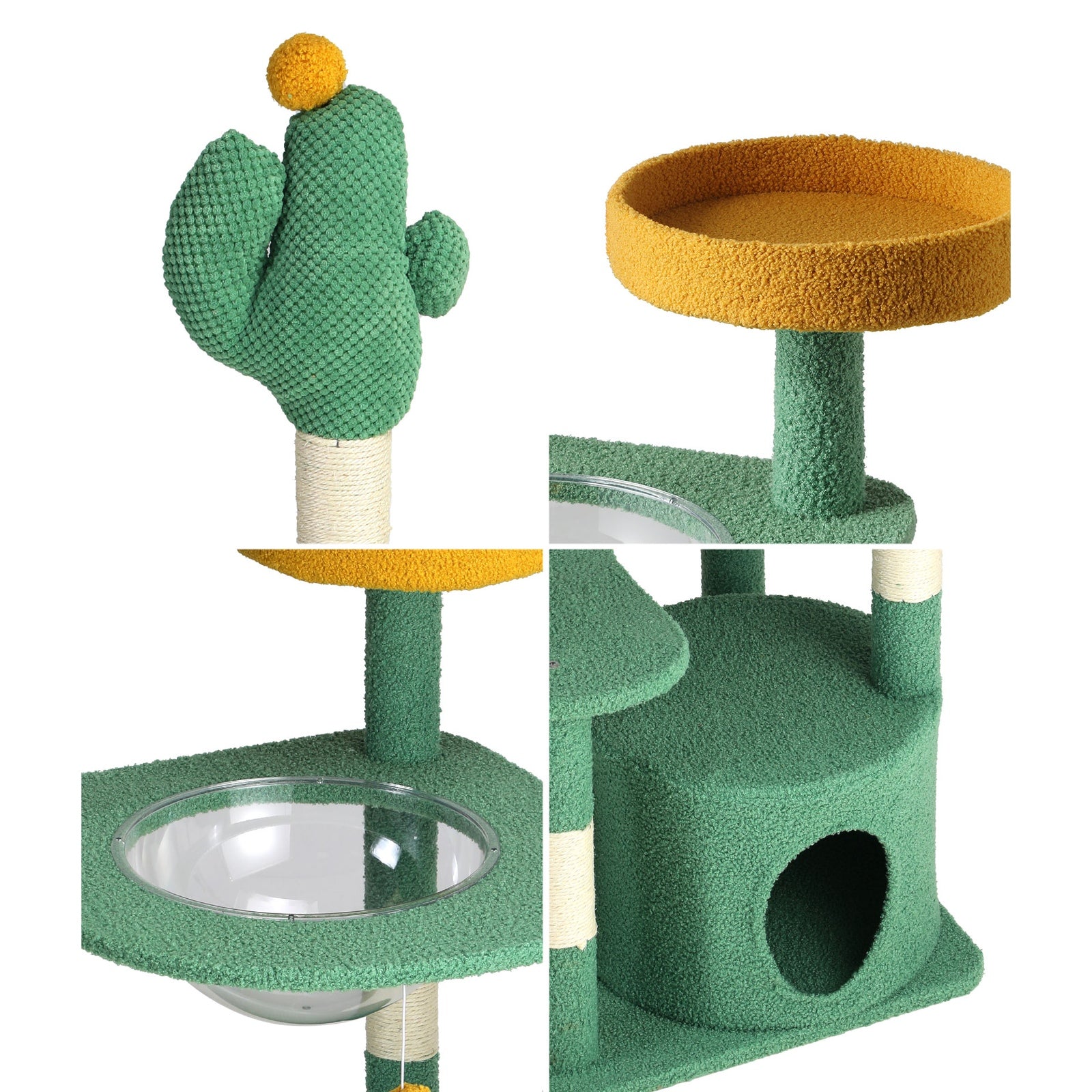 Alopet Cat Tree Tower Scratching Post 130cm Furniture Scratcher Pet Condo House - Sunyee