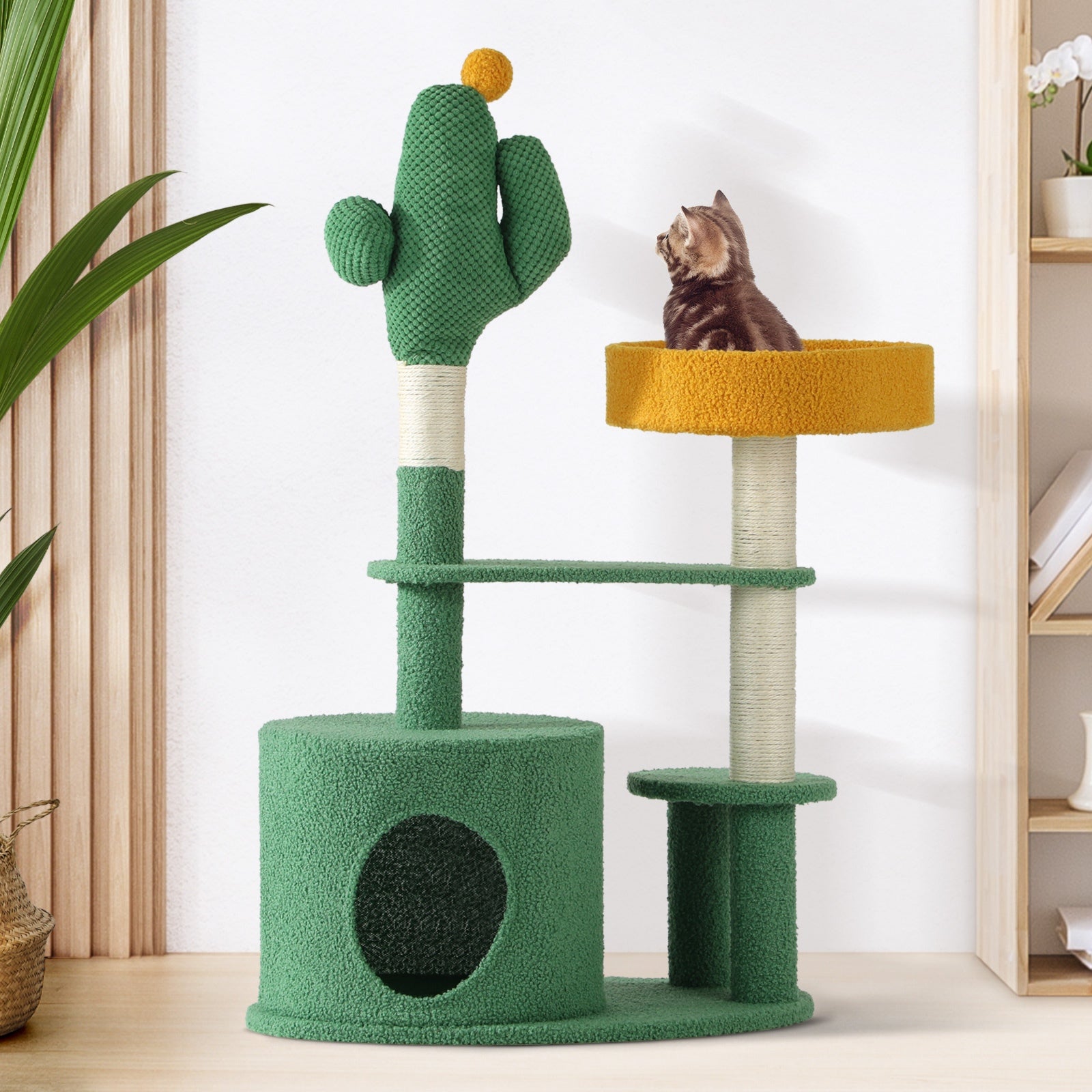 Alopet Cat Tree Tower Scratching Post 96cm Furniture Scratcher Pet Condo Bed - Sunyee