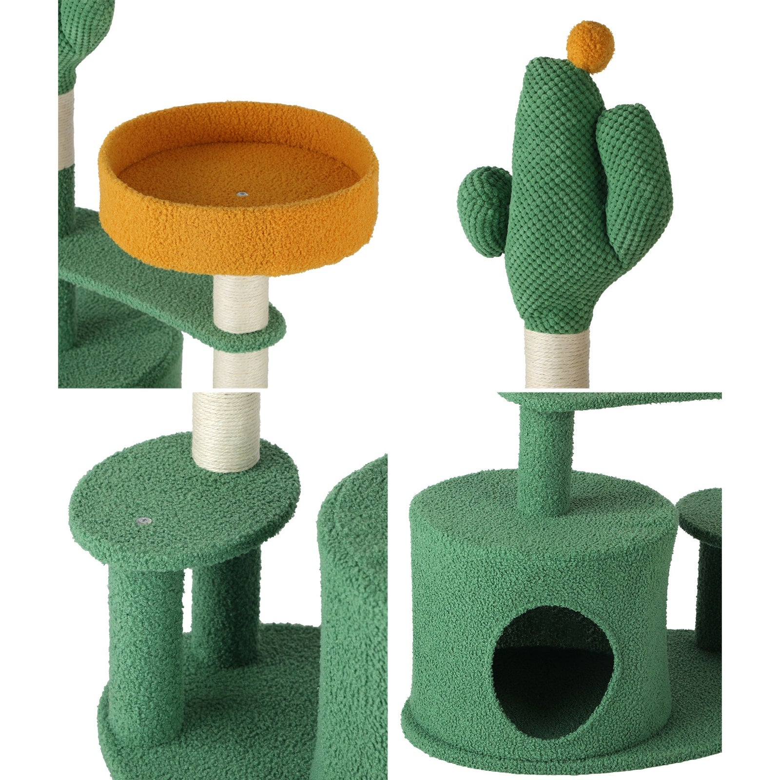 Alopet Cat Tree Tower Scratching Post 96cm Furniture Scratcher Pet Condo Bed - Sunyee