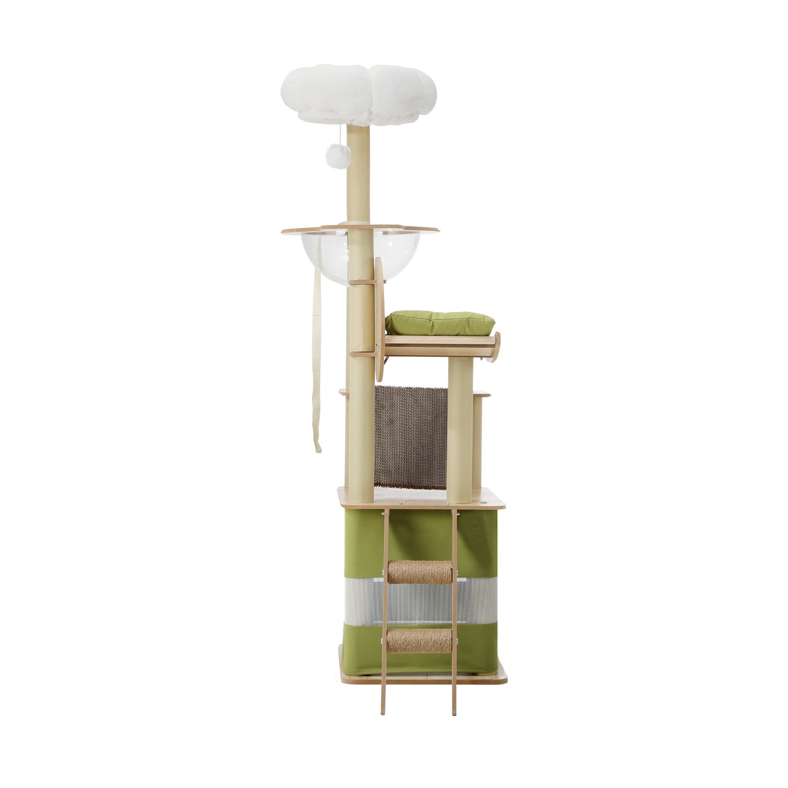 Alopet Cat Tree Tower Scratching Post Scratcher 152cm Condo House Bed Furniture - Sunyee