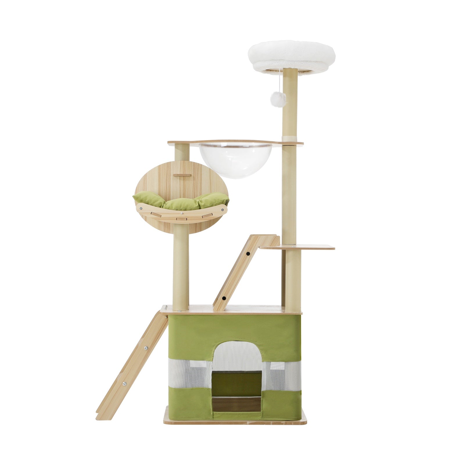 Alopet Cat Tree Tower Scratching Post Scratcher 152cm Condo House Bed Furniture - Sunyee