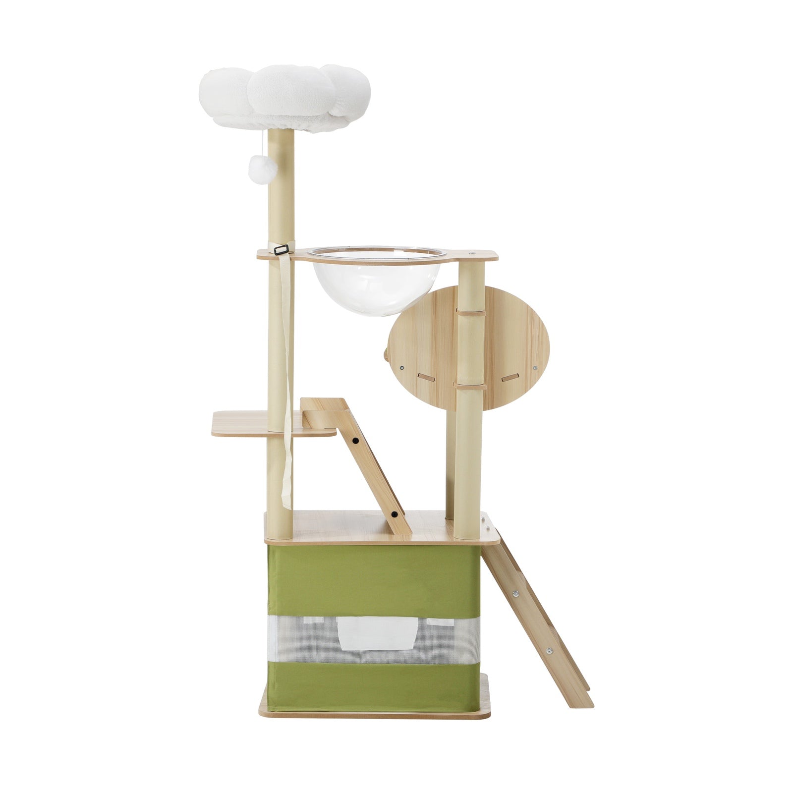 Alopet Cat Tree Tower Scratching Post Scratcher 152cm Condo House Bed Furniture - Sunyee