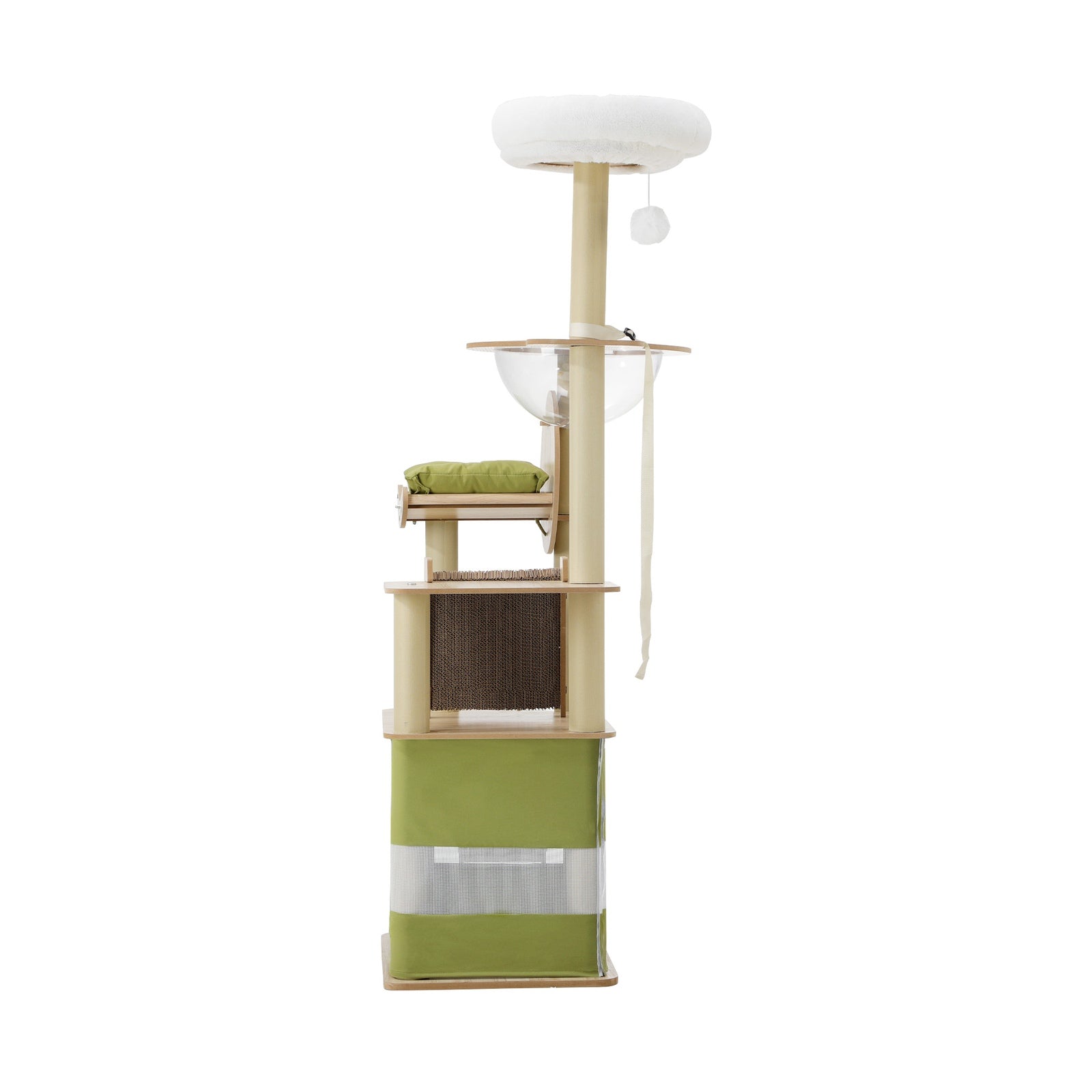 Alopet Cat Tree Tower Scratching Post Scratcher 152cm Condo House Bed Furniture - Sunyee