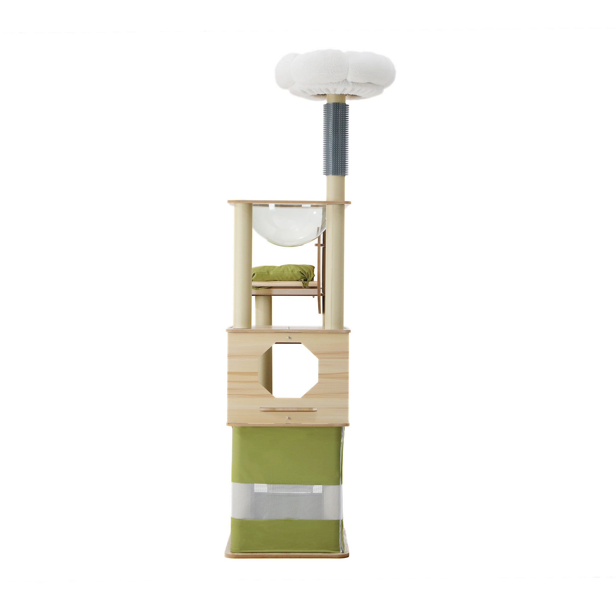 Alopet Cat Tree Tower Scratching Post Scratcher 160cm Condo House Bed Furniture - Sunyee
