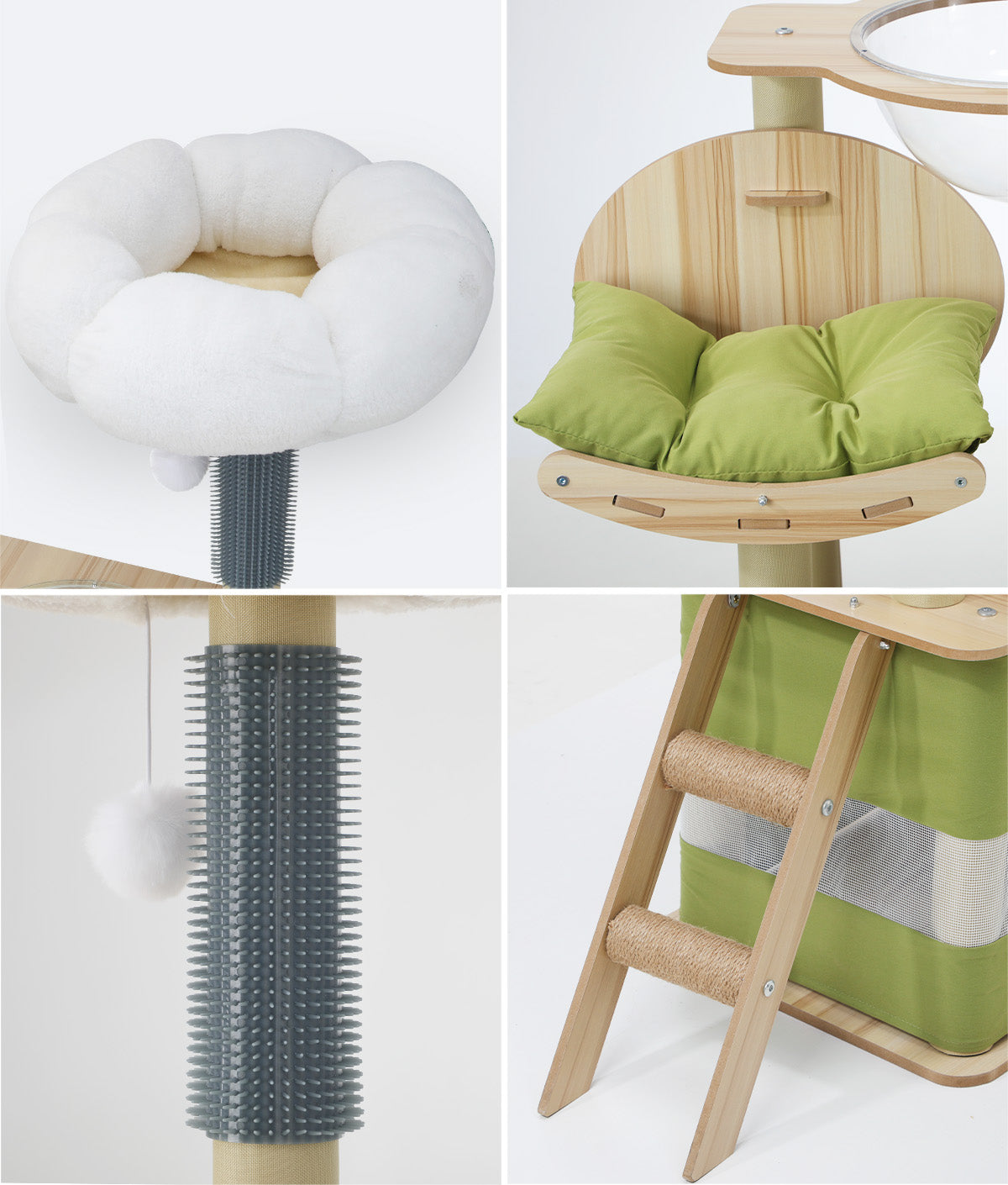 Alopet Cat Tree Tower Scratching Post Scratcher 160cm Condo House Bed Furniture - Sunyee