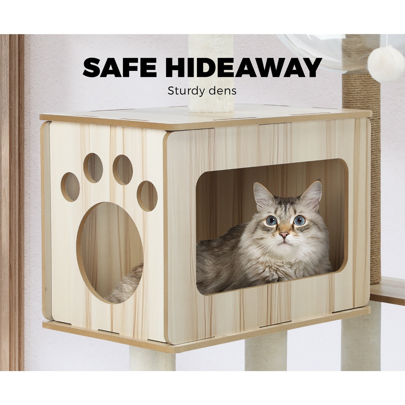 Alopet Cat Tree Tower Scratching Post Scratcher Cats Condo House Bed Furniture - Sunyee