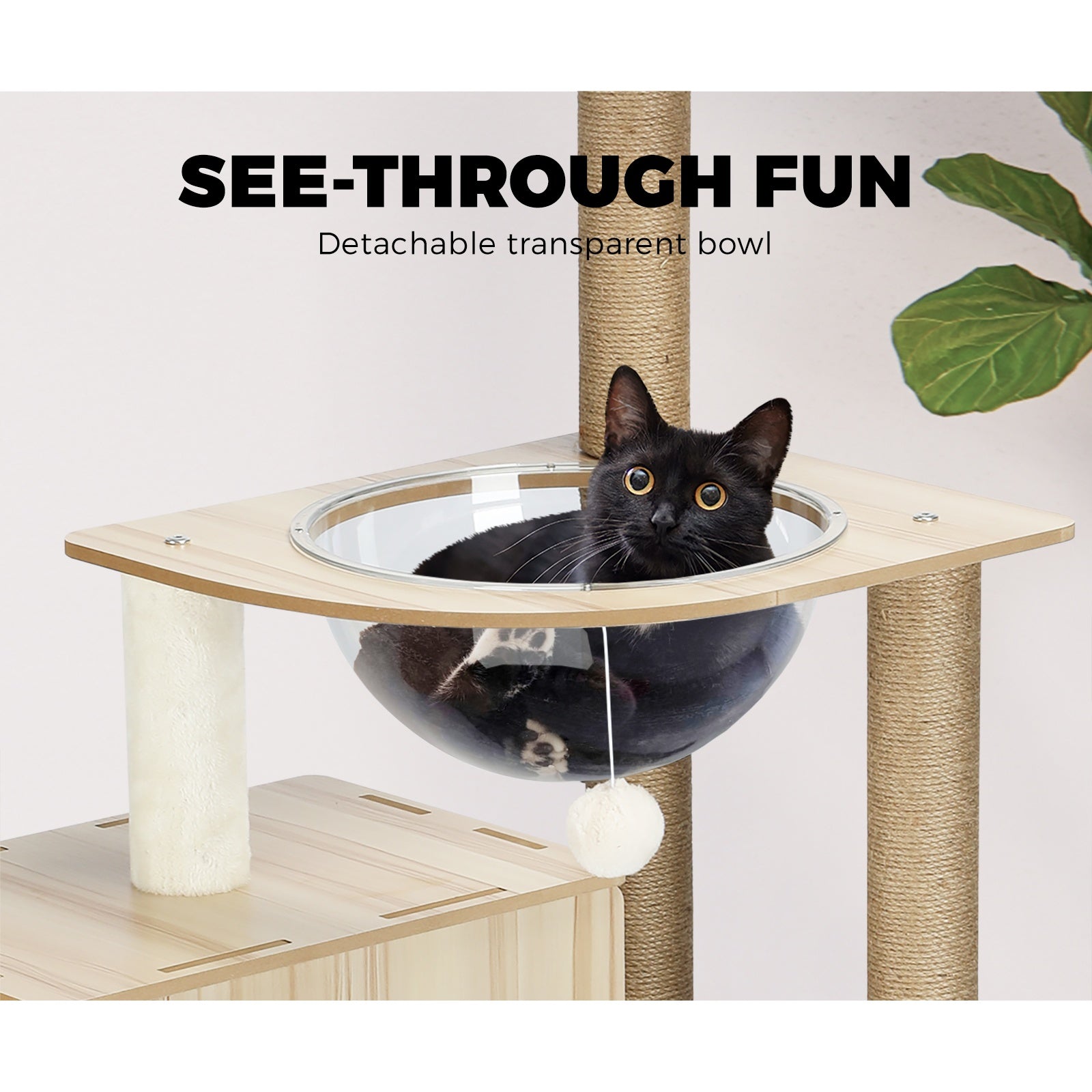 Alopet Cat Tree Tower Scratching Post Scratcher Cats Condo House Bed Furniture - Sunyee