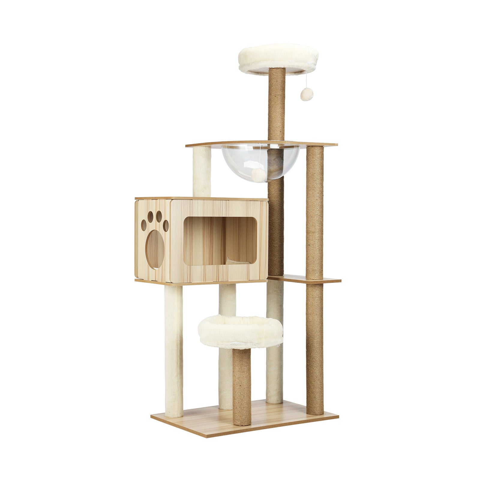 Alopet Cat Tree Tower Scratching Post Scratcher Cats Condo House Bed Furniture - Sunyee