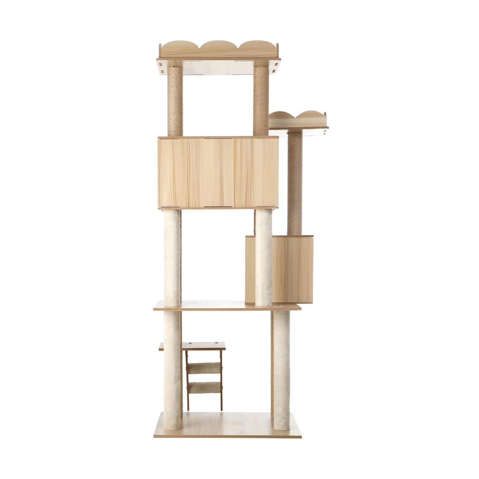 Alopet Cat Tree Tower Scratching Post House Bed Wood Scratcher Condo 161cm - Sunyee