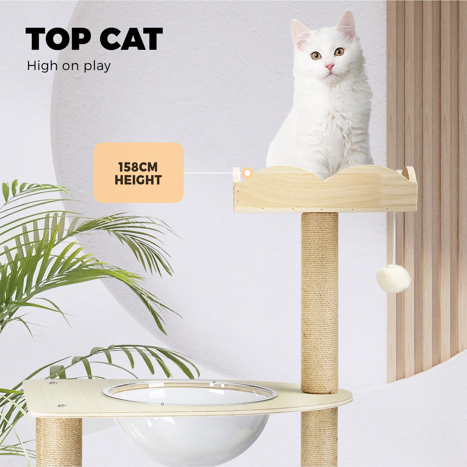 Alopet Cat Tree Scratching Post Scratcher Cats Tower Condo House Bed Furniture - Sunyee