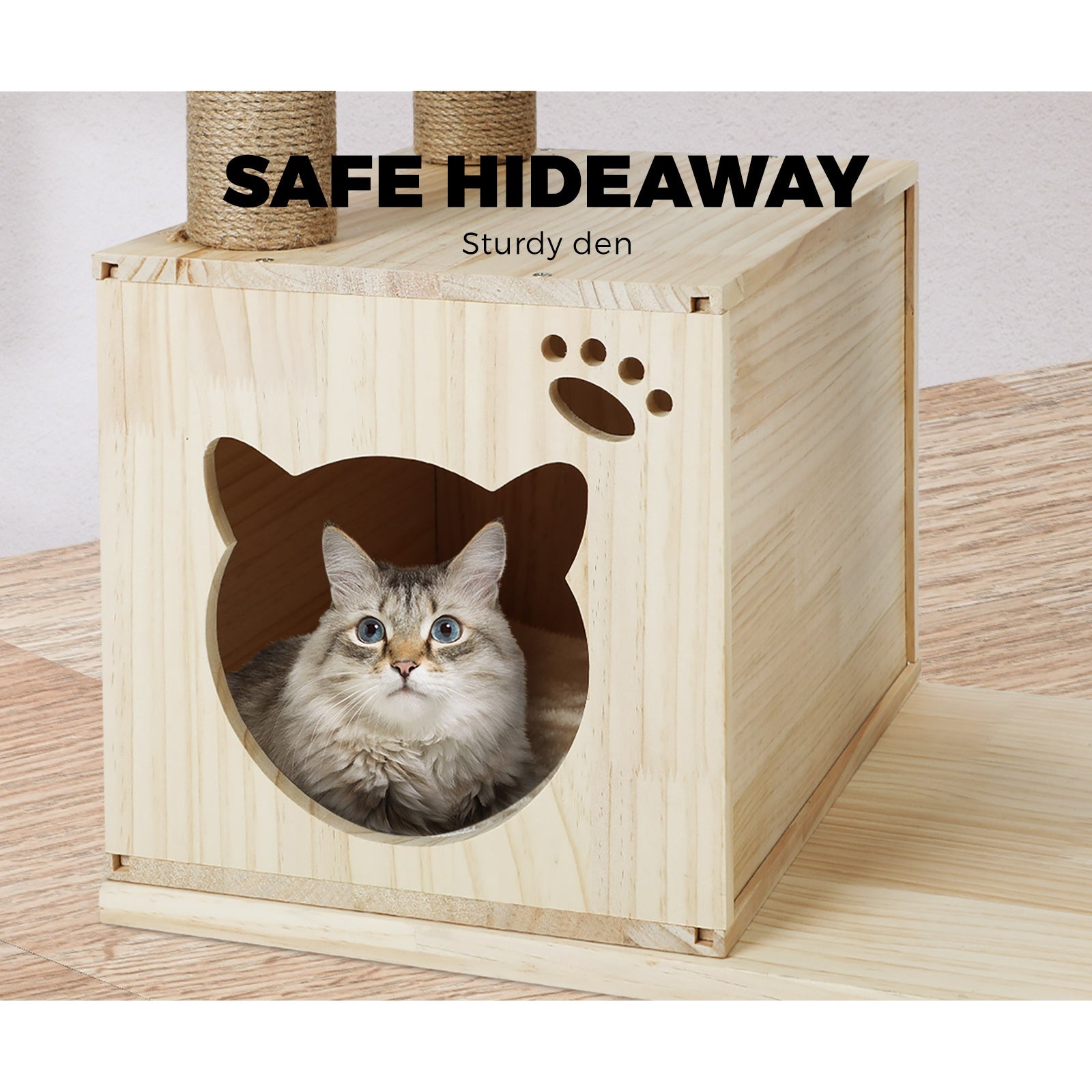 Alopet Cat Tree Scratching Post Scratcher Cats Tower Condo House Bed Furniture - Sunyee