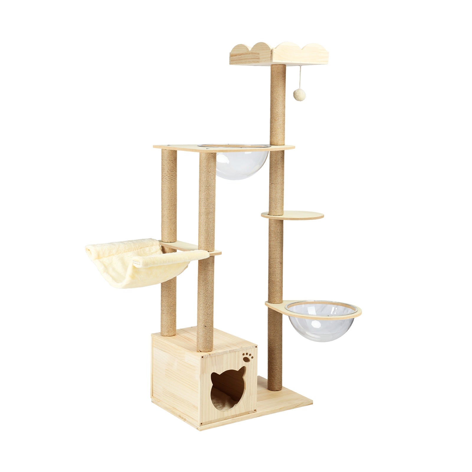 Alopet Cat Tree Tower Scratching Post Scratcher Cats Condo House Bed Furniture - Sunyee