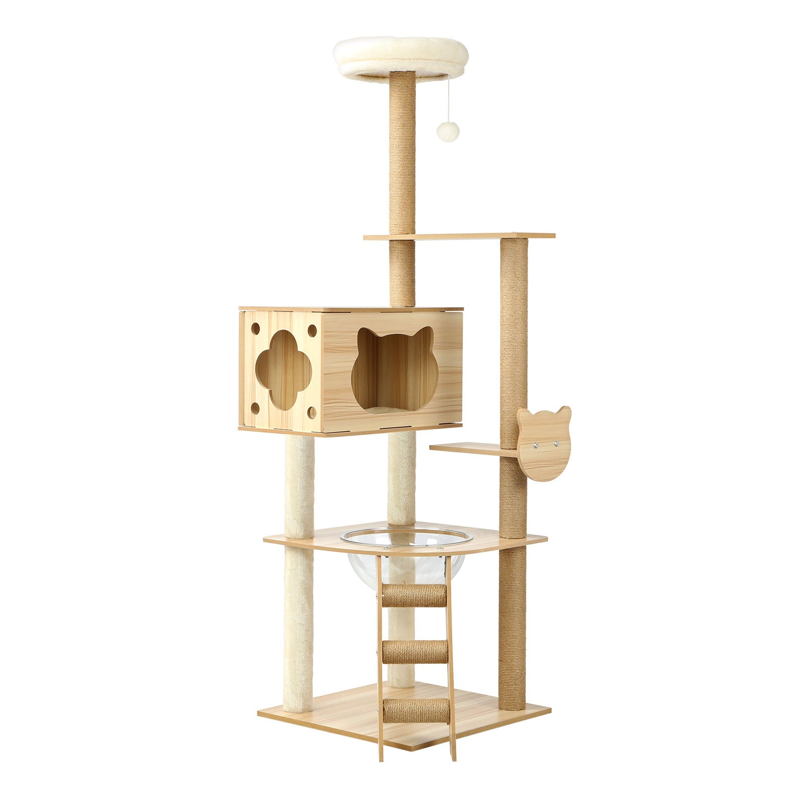 Alopet Cat Tree Tower Scratching Post Scratcher Cats Condo House Bed Furniture - Sunyee