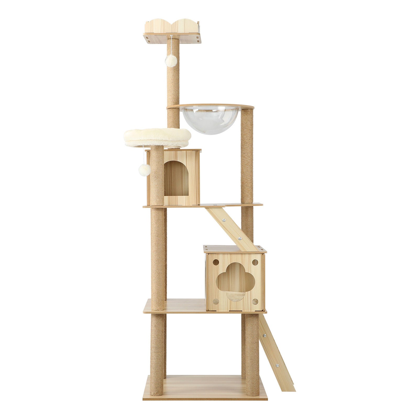 Alopet Cat Tree Scratching Post Scratcher Tower Wood Condo House Bed Large 190CM - Sunyee