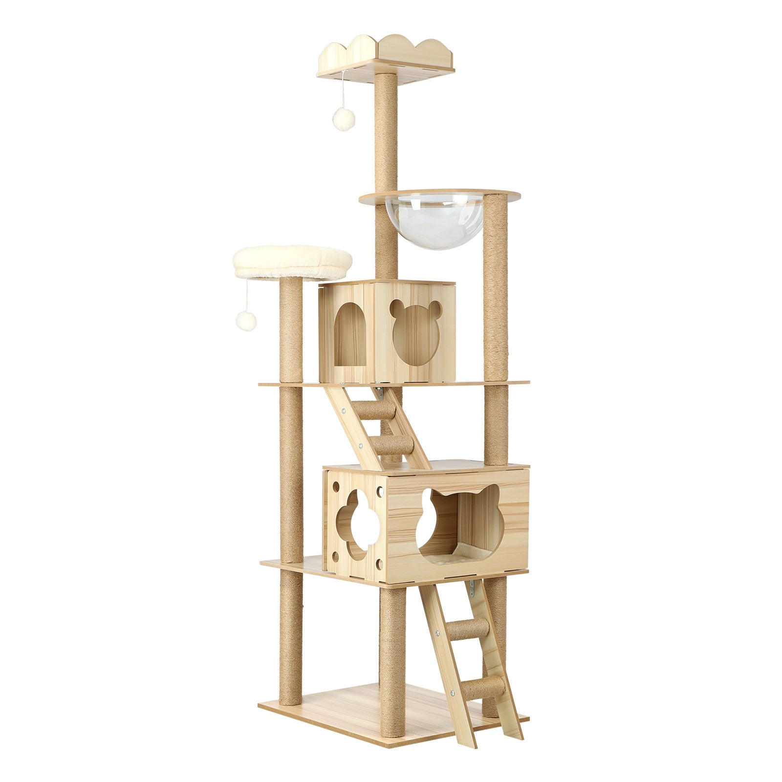 Alopet Cat Tree Tower Scratching Post Scratcher Cats Condo House Bed Furniture - Sunyee
