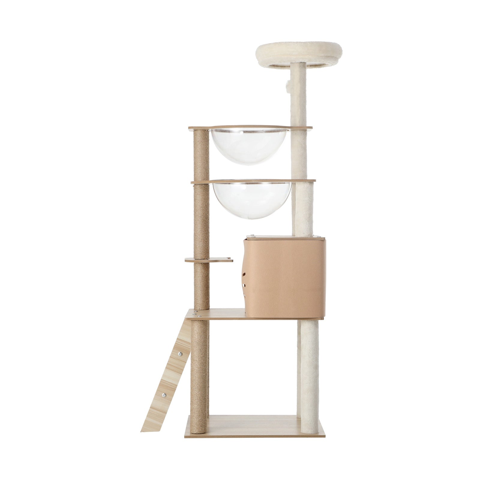 Alopet Cat Tree Tower Scratching Post Wood Scratcher Condo Detachable House - Sunyee