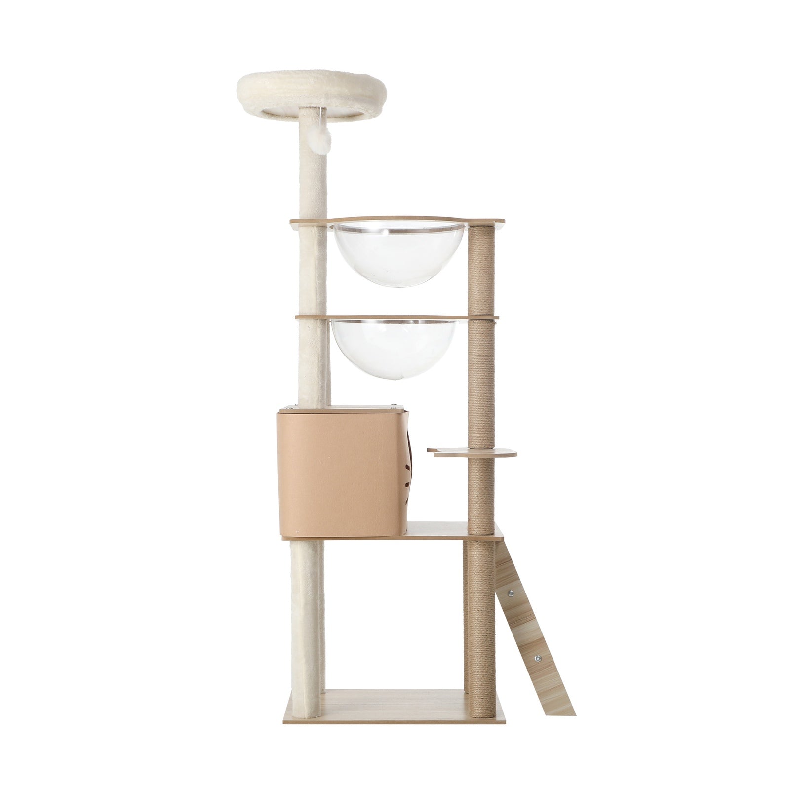 Alopet Cat Tree Tower Scratching Post Wood Scratcher Condo Detachable House - Sunyee