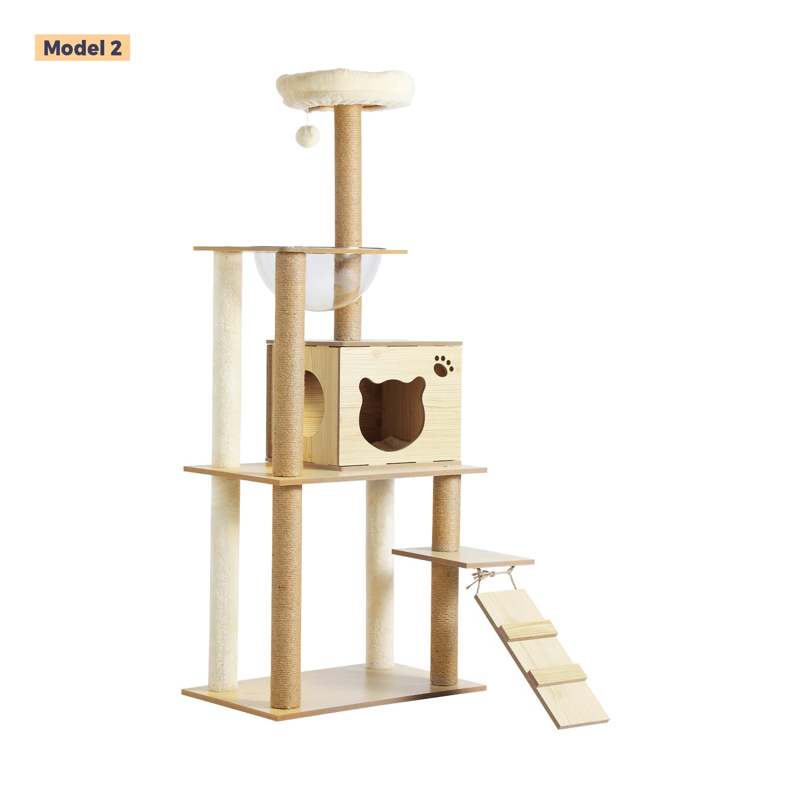 Alopet Cat Tree Tower Scratching Post Scratcher Cats Condo House Bed Furniture - Sunyee