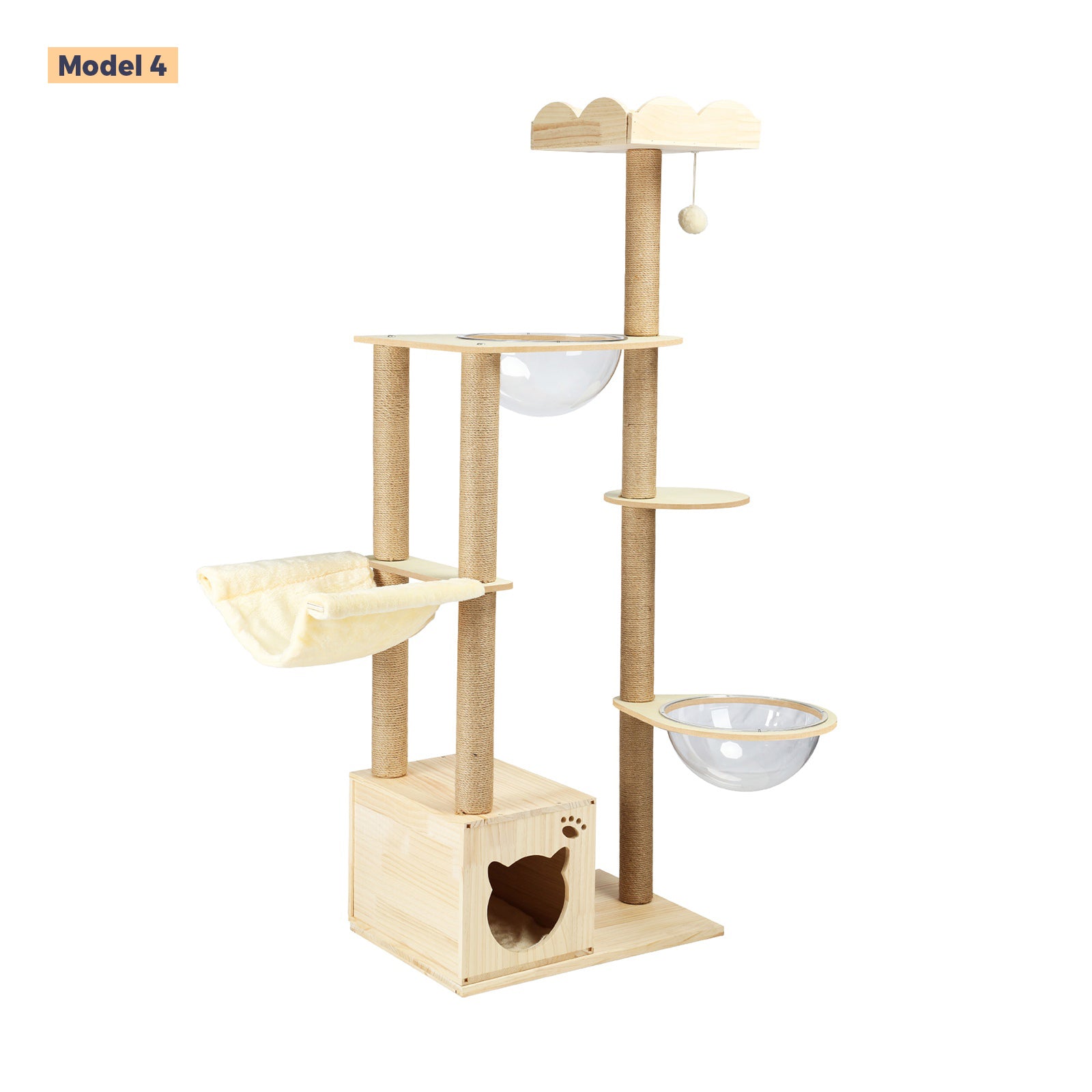 Alopet Cat Tree Tower Scratching Post Scratcher Cats Condo House Bed Furniture - Sunyee