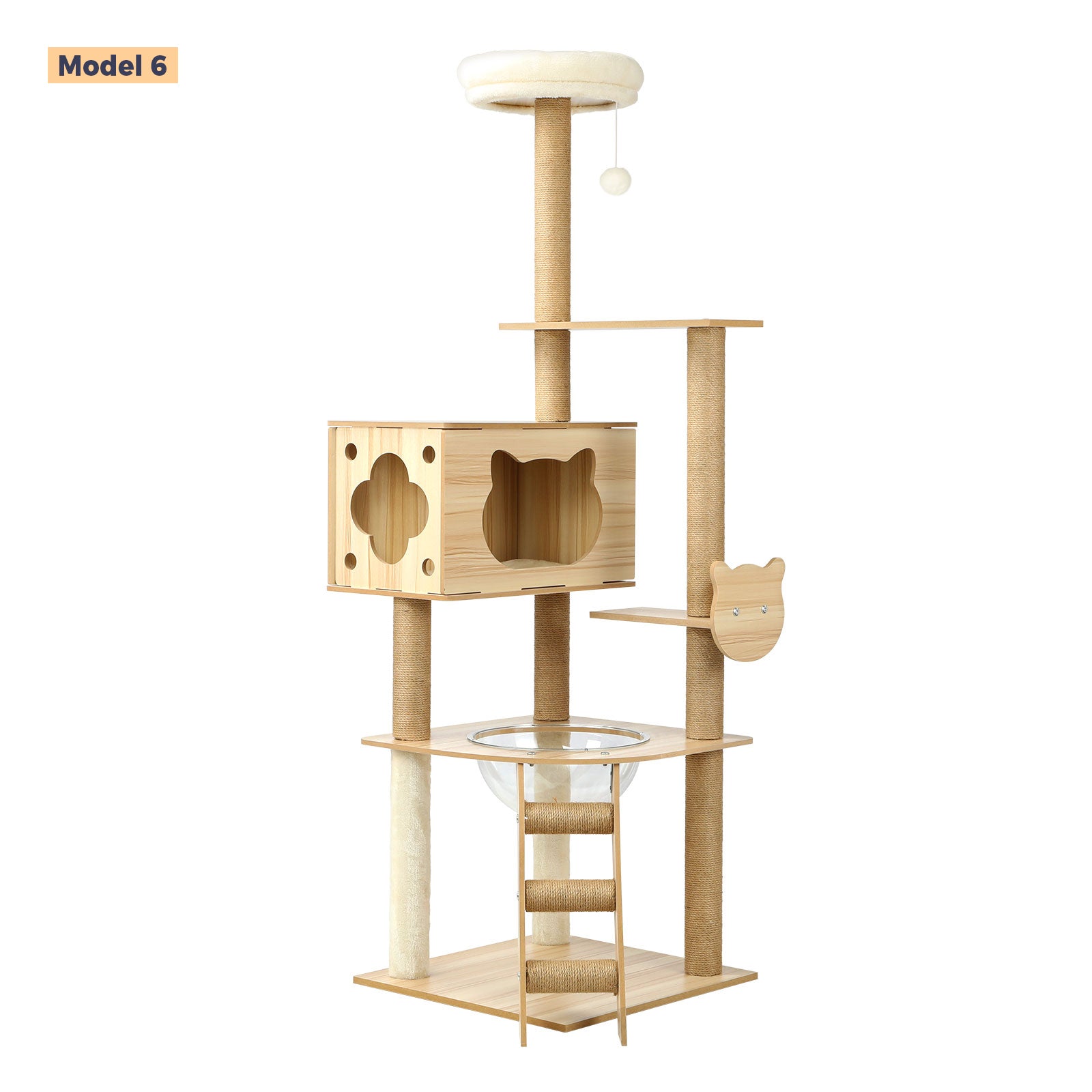 Alopet Cat Tree Tower Scratching Post Scratcher Cats Condo House Bed Furniture - Sunyee